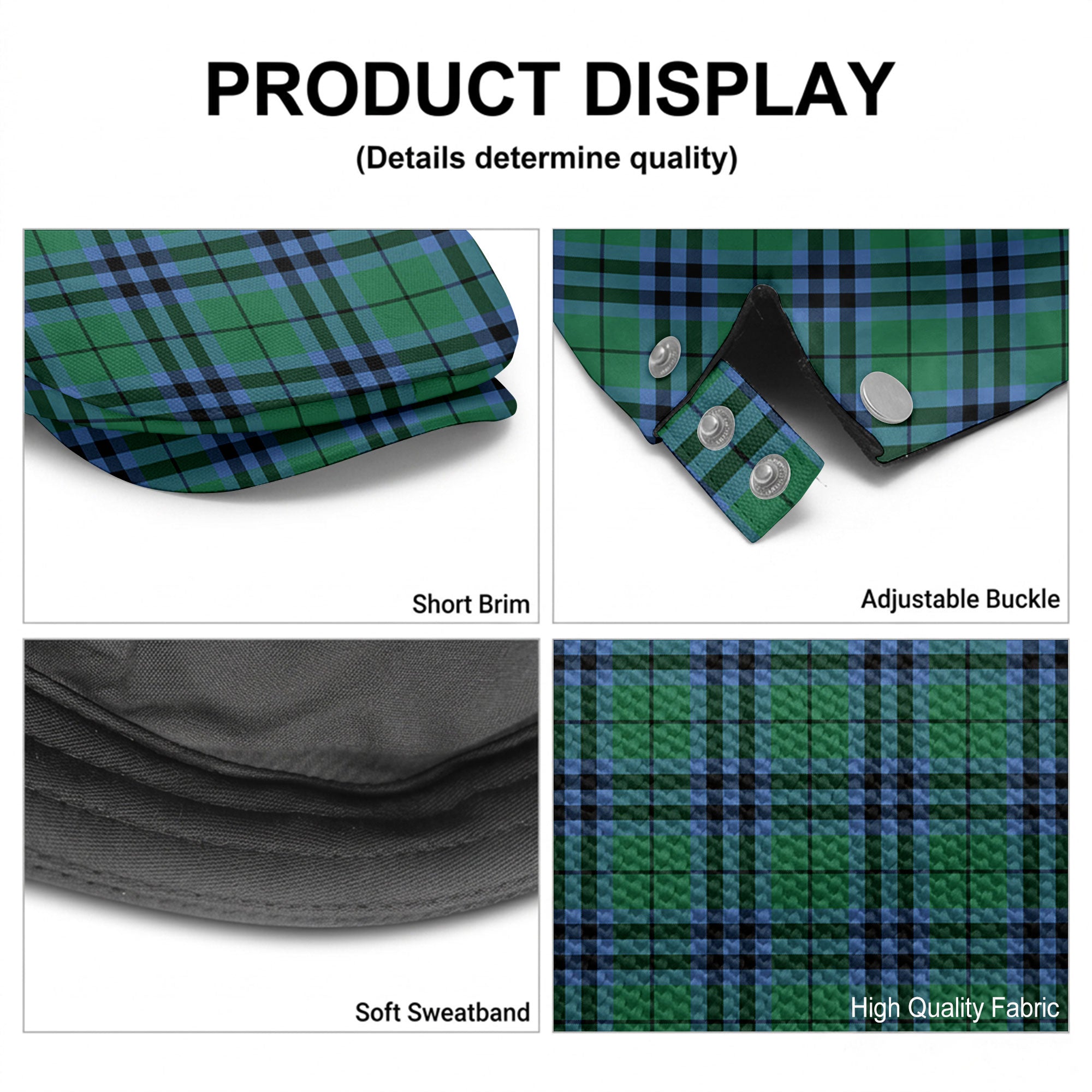 Keith Ancient Tartan Flat Caps