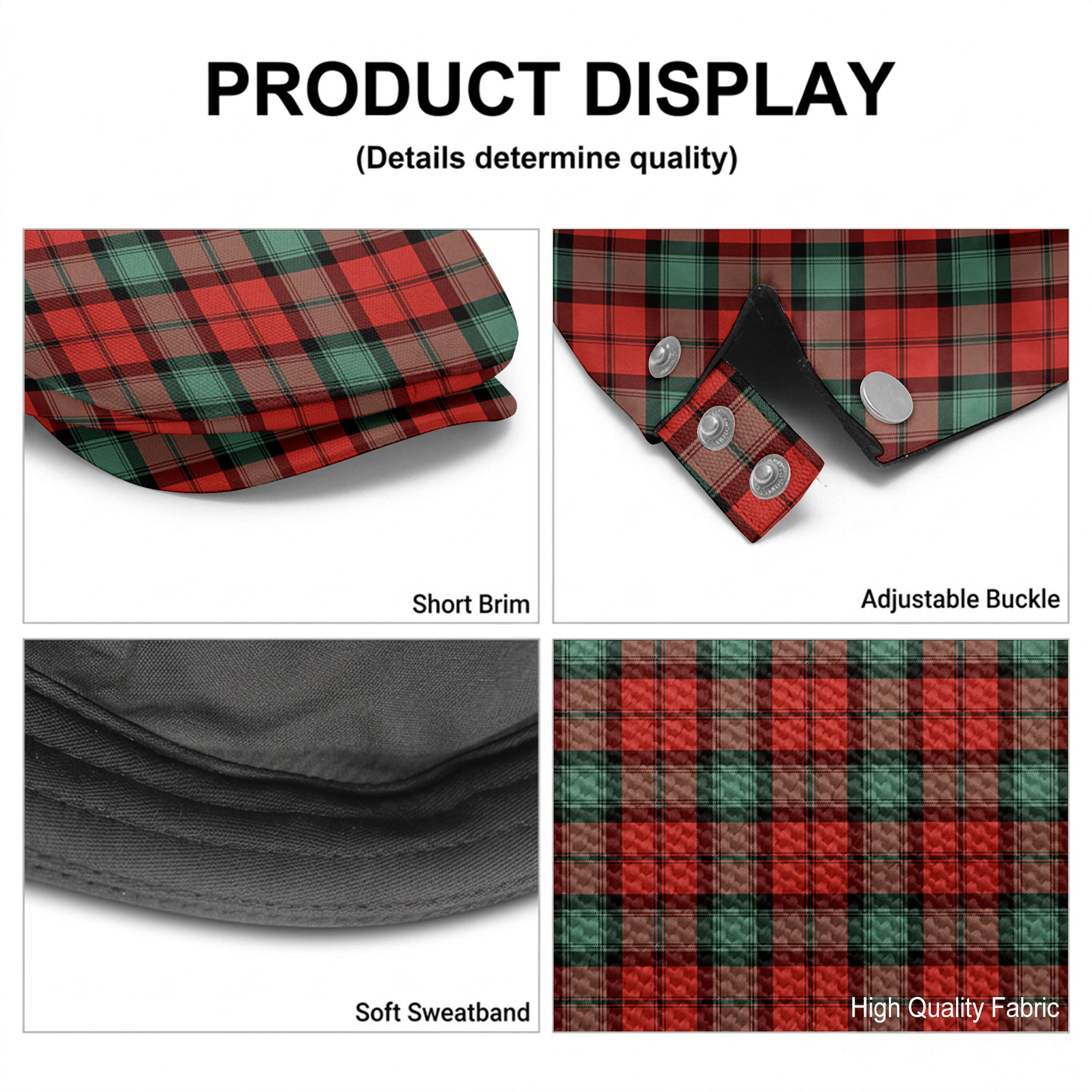 Kerr Ancient Tartan Flat Caps