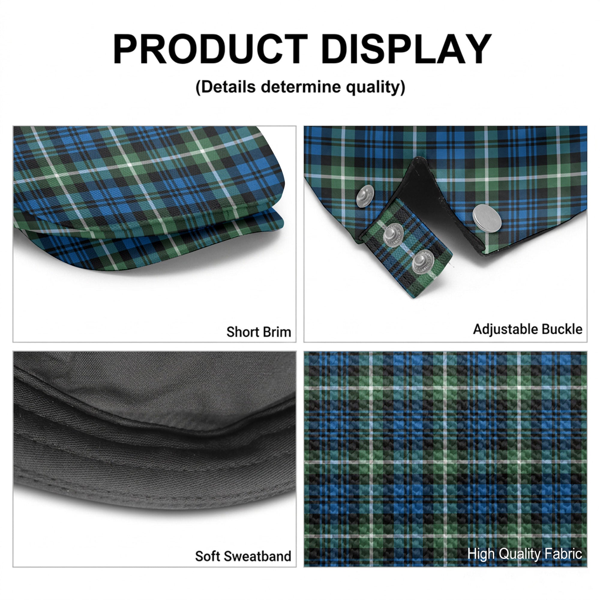 Lamont Ancient Tartan Flat Caps