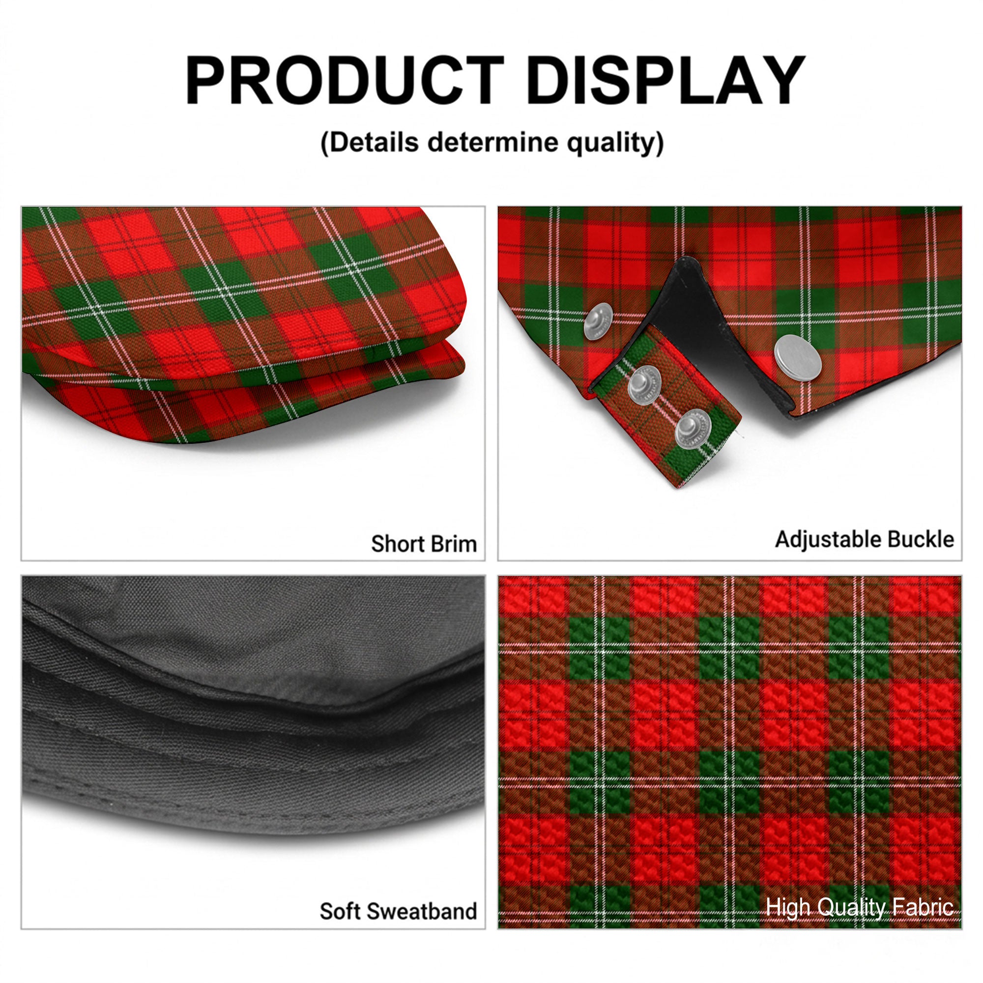 Lennox Tartan Flat Caps