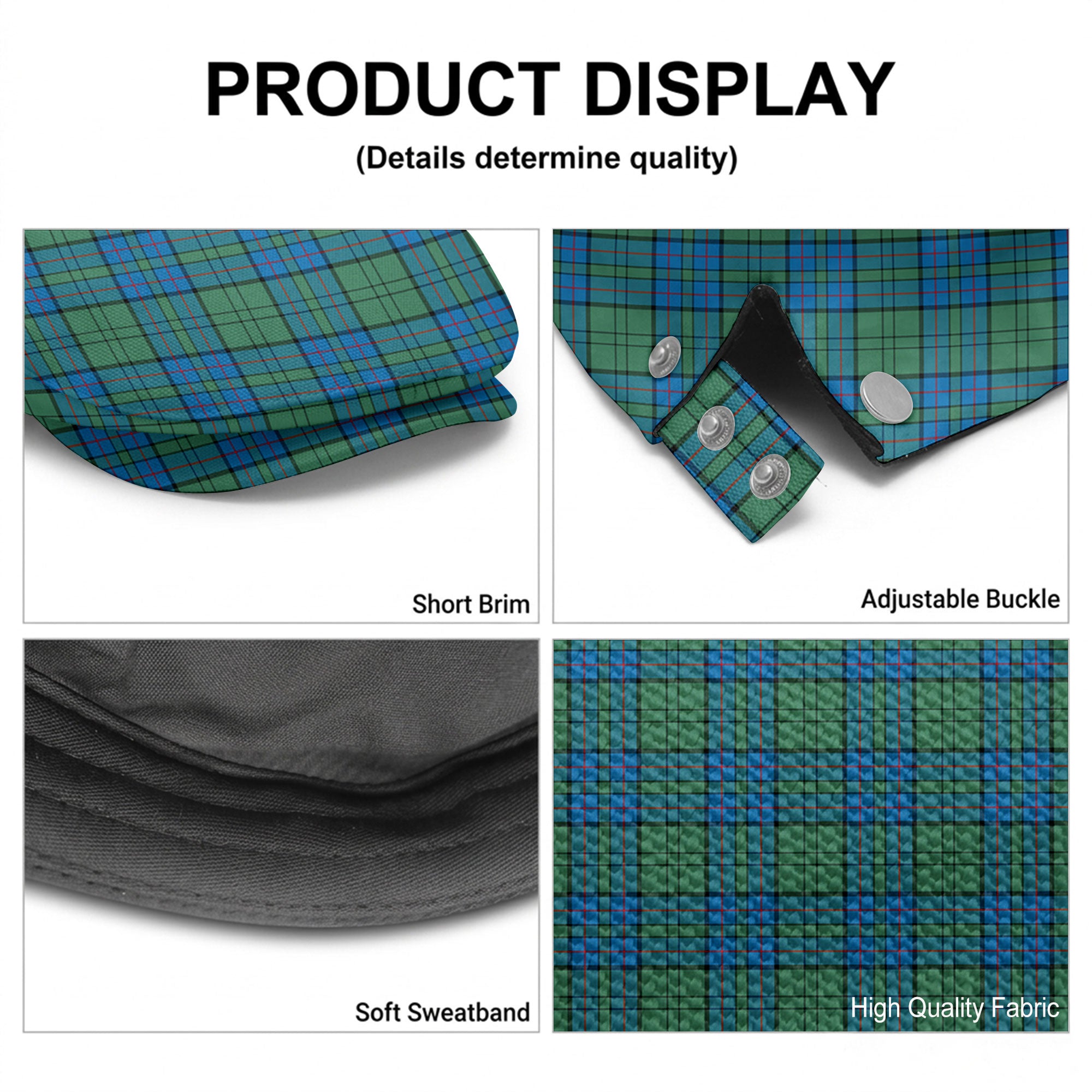 Lockhart Tartan Flat Caps
