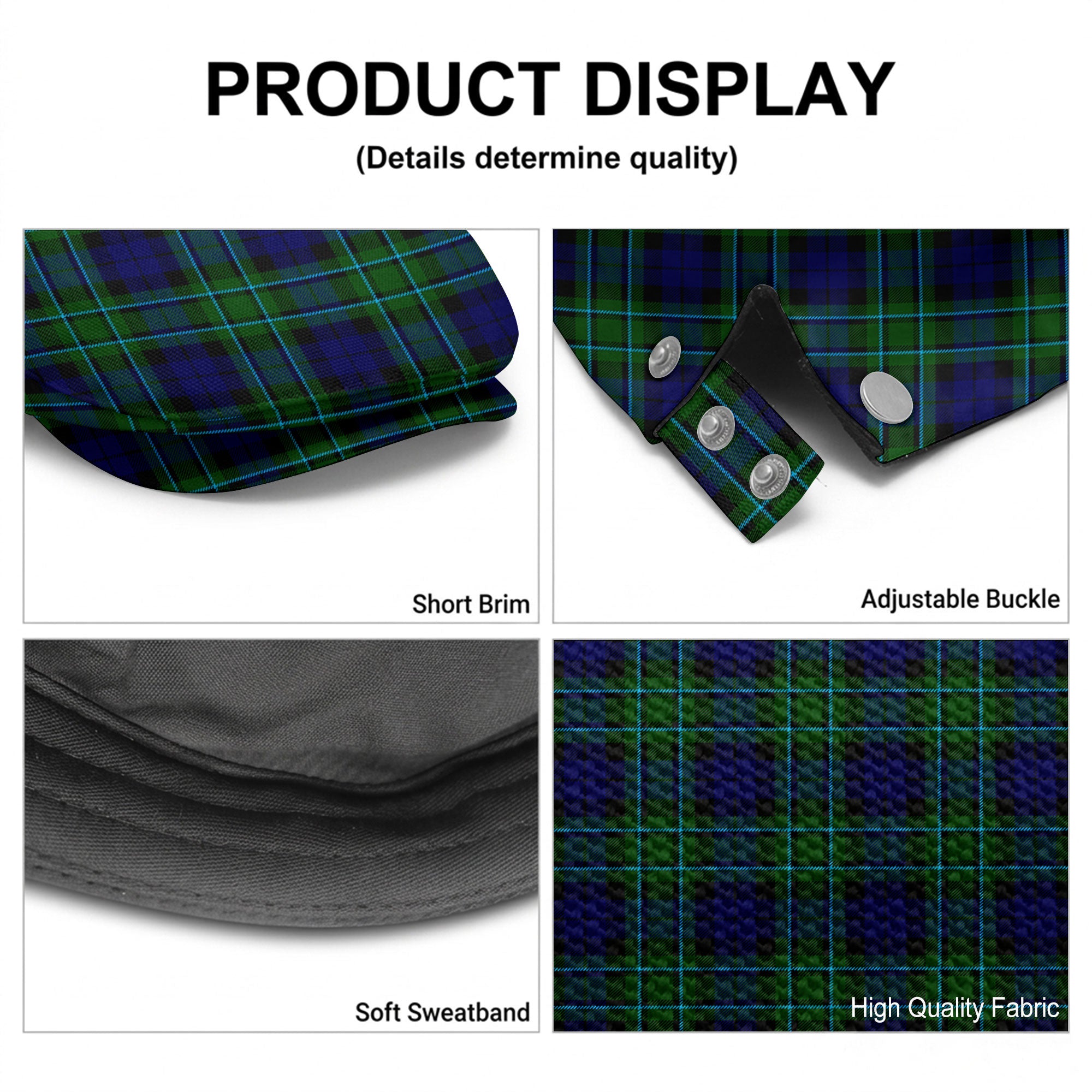 MacCallum Modern Tartan Flat Caps