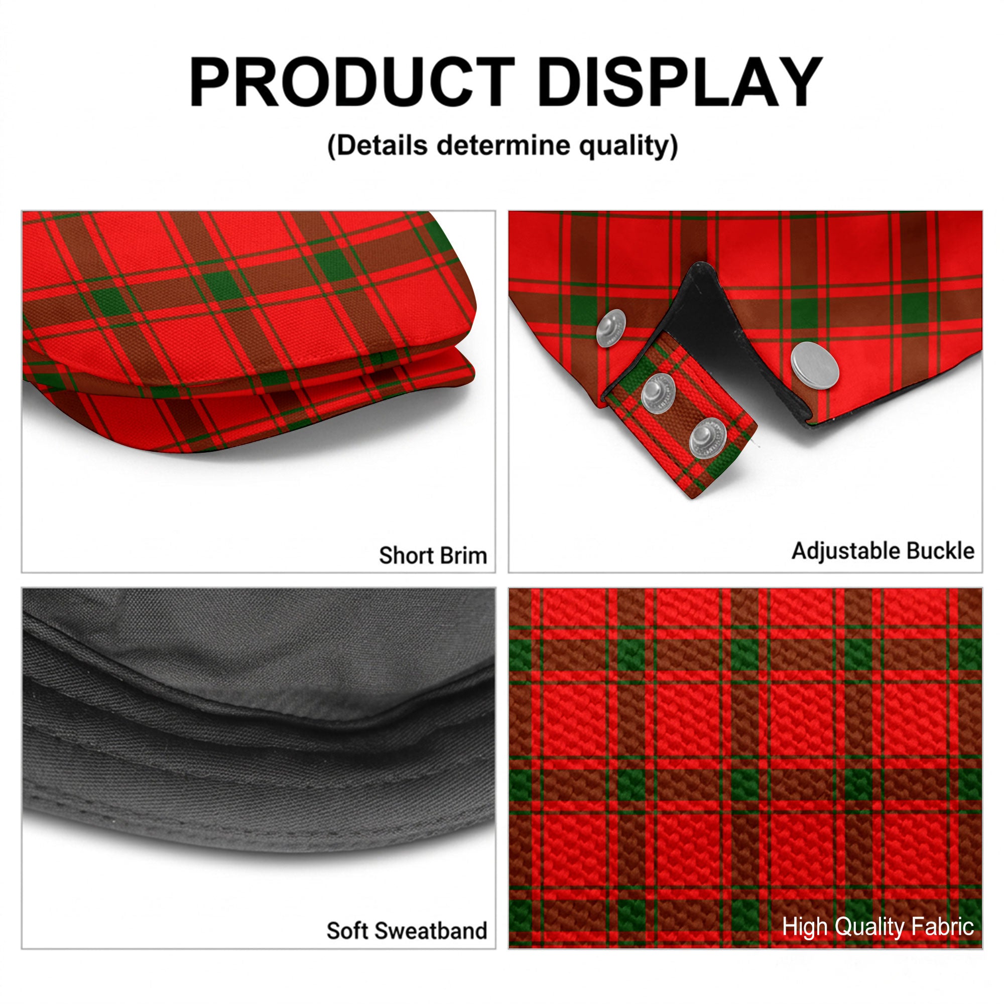 MacDonald of Sleat Tartan Flat Caps