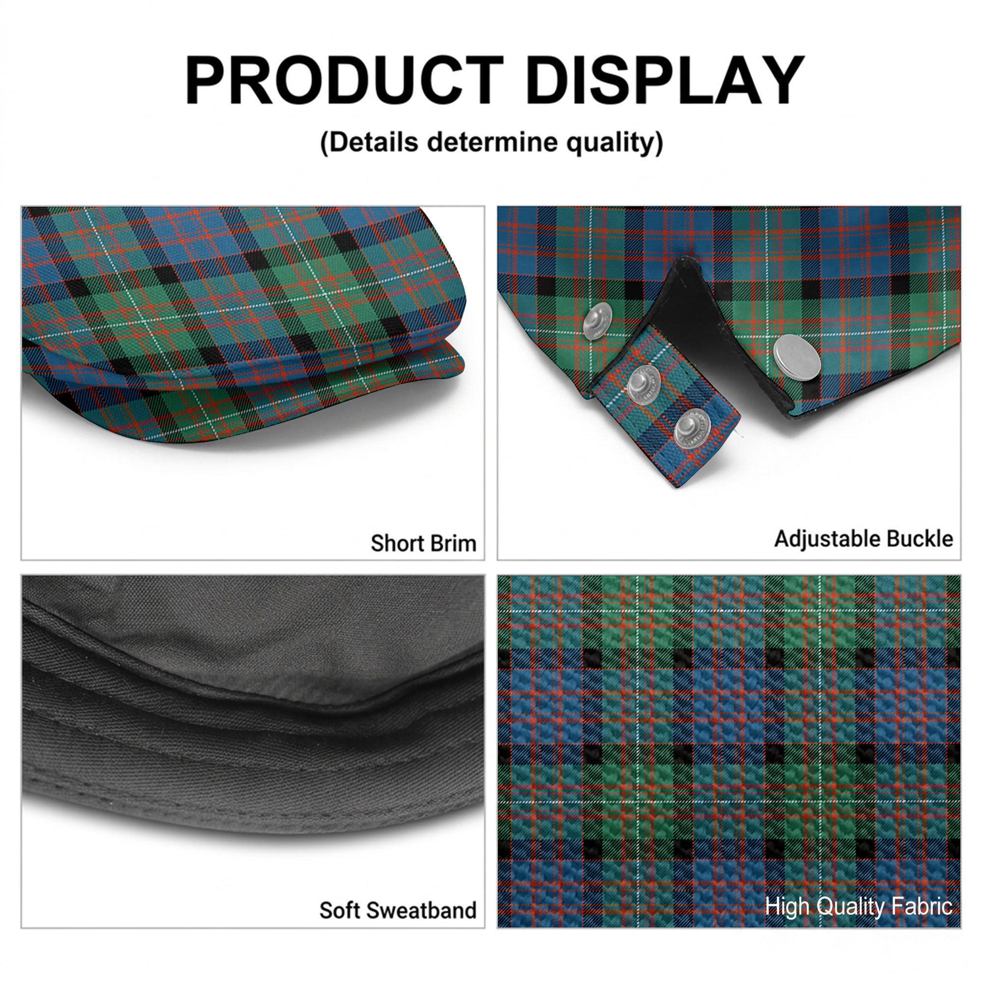 MacDonnell of Glengarry Ancient Tartan Flat Caps