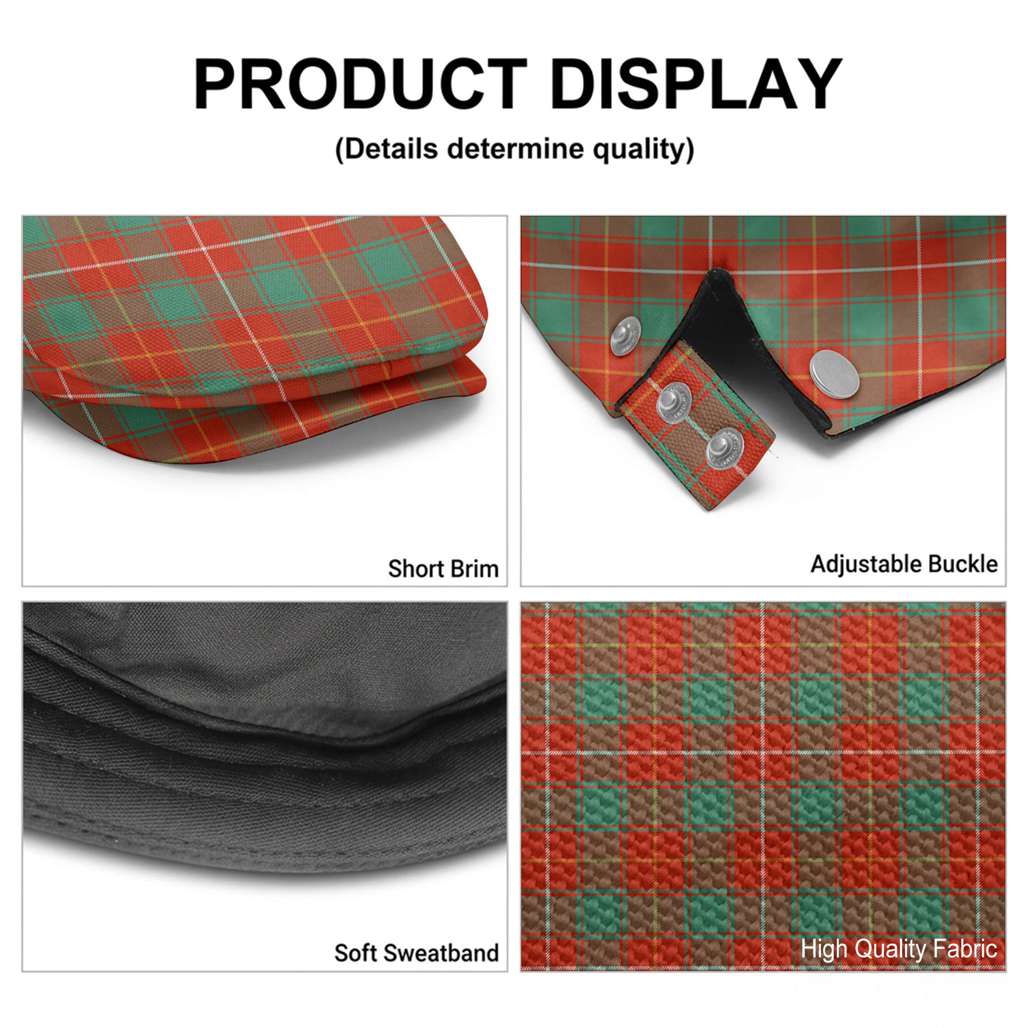 MacFie Ancient Tartan Flat Caps