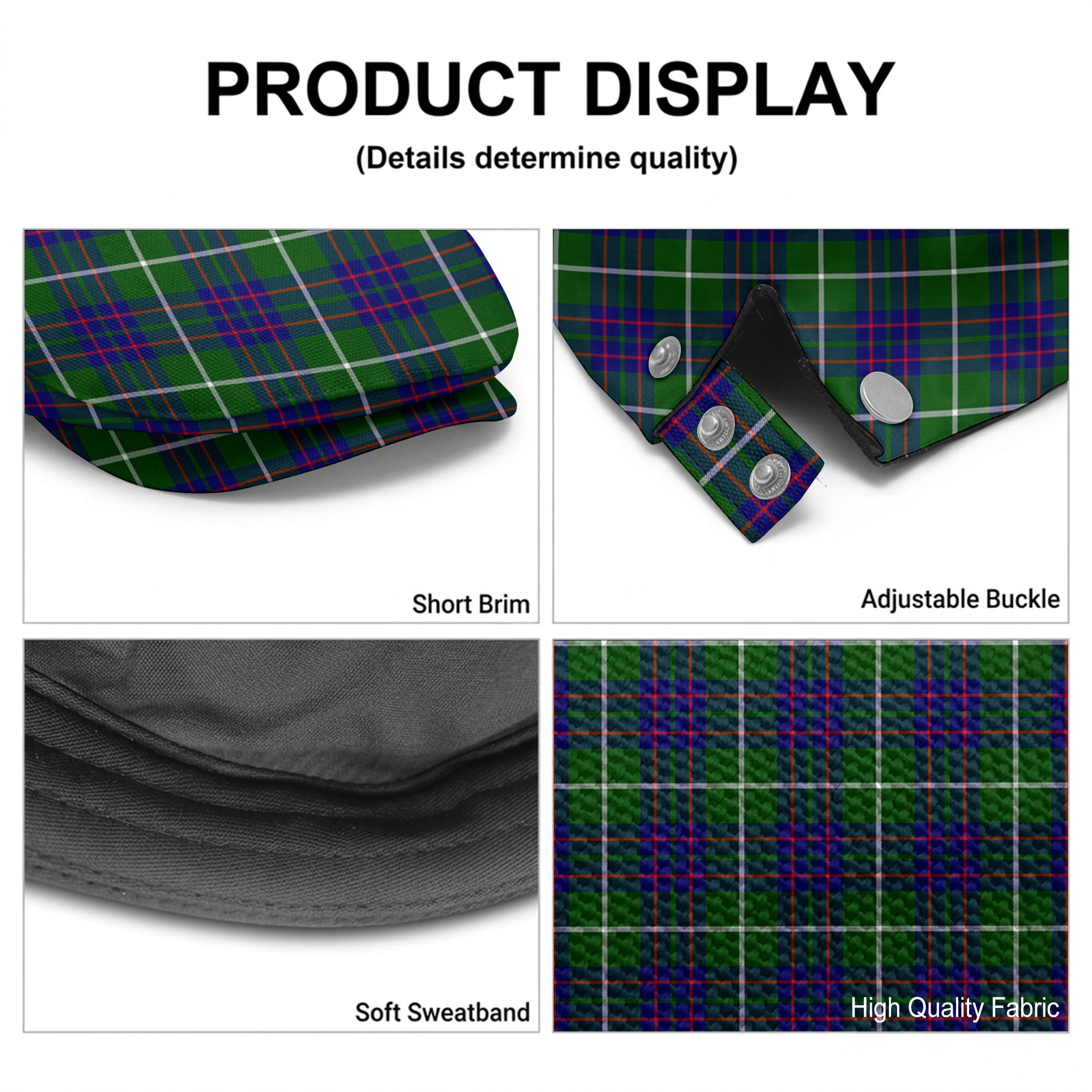 MacIntyre Hunting Modern Tartan Flat Caps