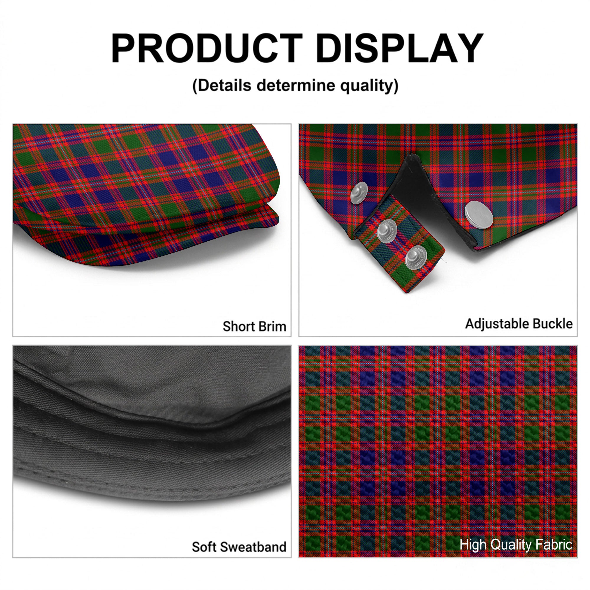 MacIntyre Modern Tartan Flat Caps