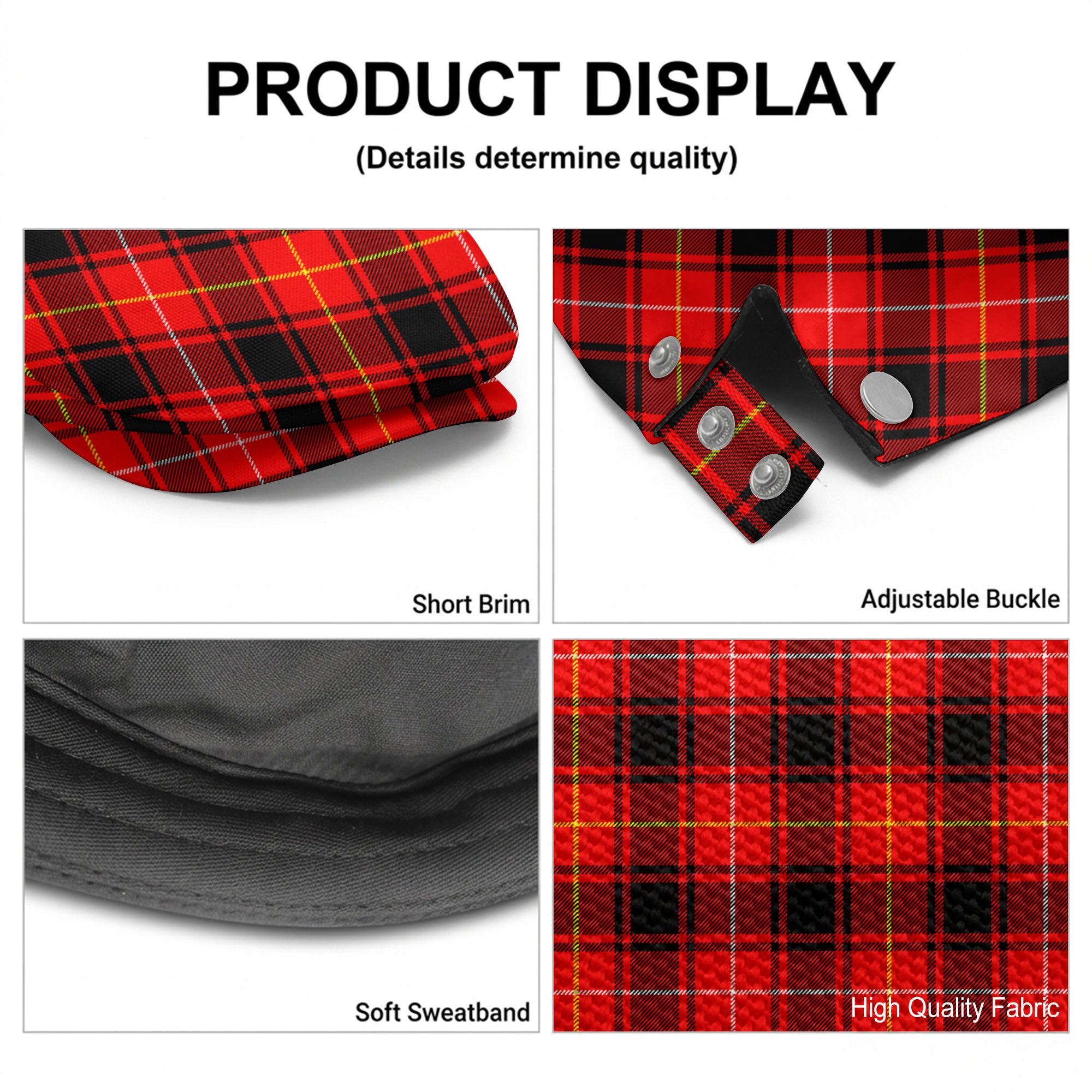 MacIver Modern Tartan Flat Caps