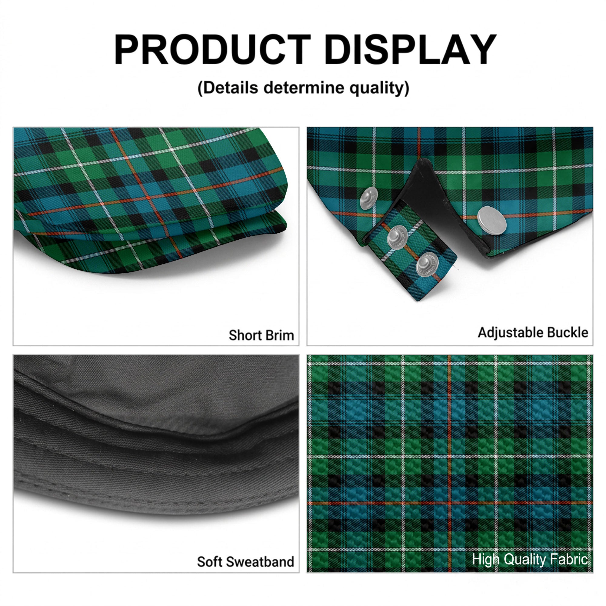 MacKenzie Ancient Tartan Flat Caps