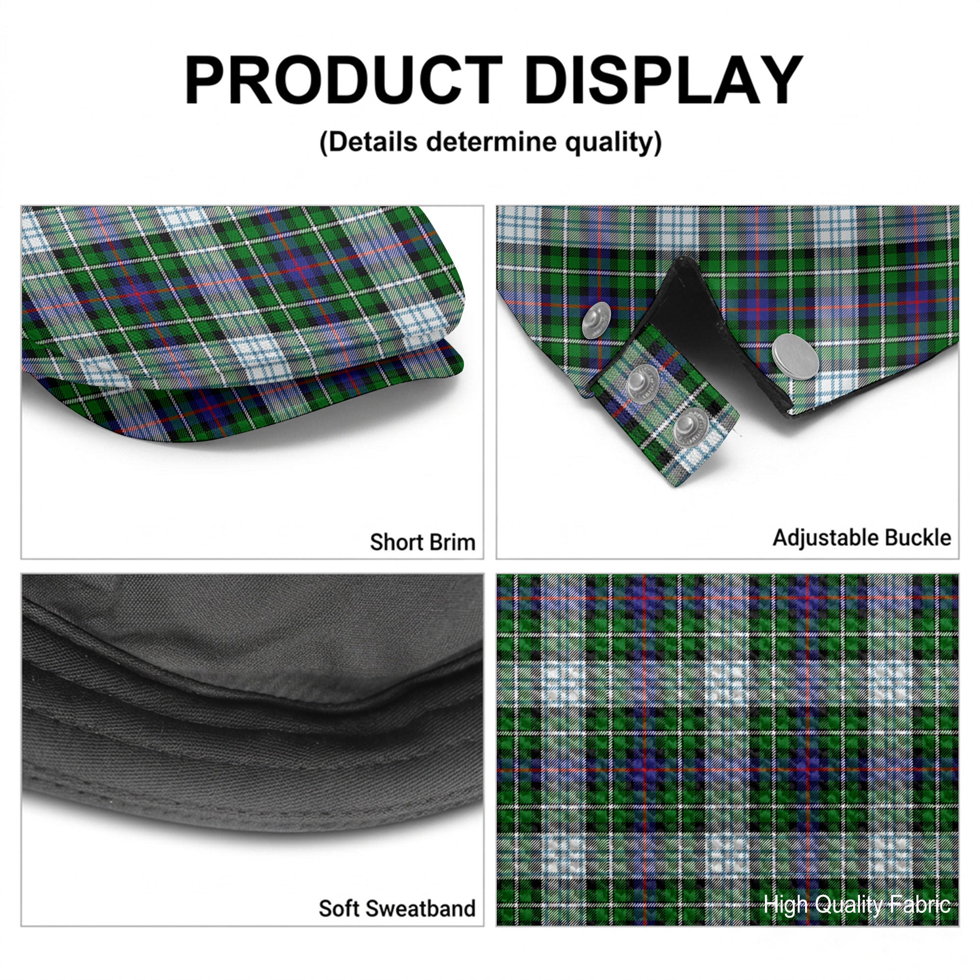MacKenzie Dress Modern Tartan Flat Caps