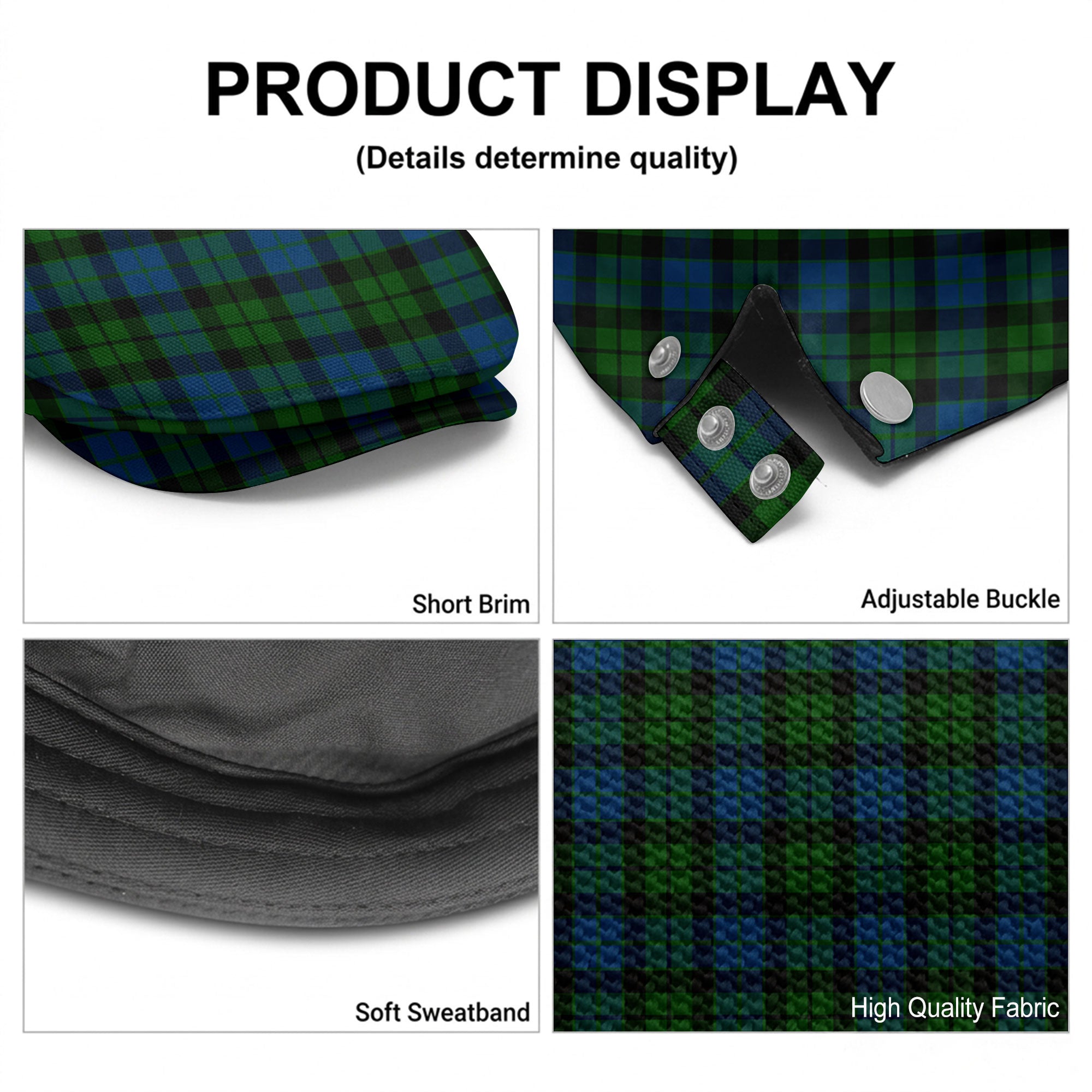 MacKie Tartan Flat Caps