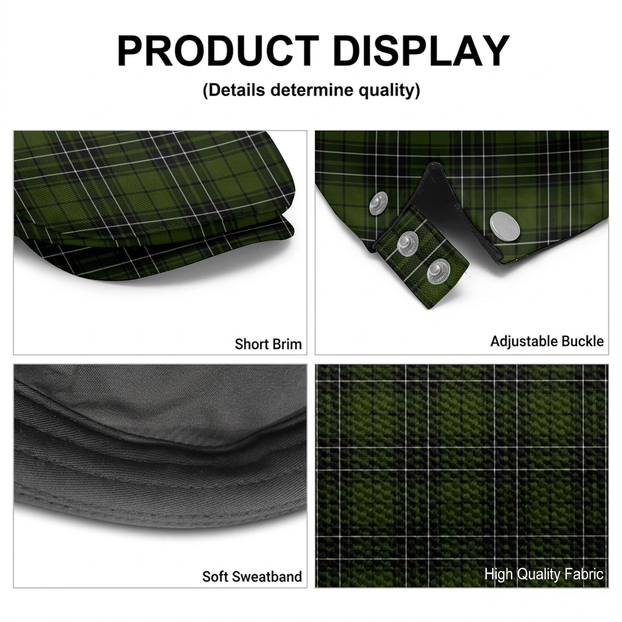 MacLean Hunting Tartan Flat Caps