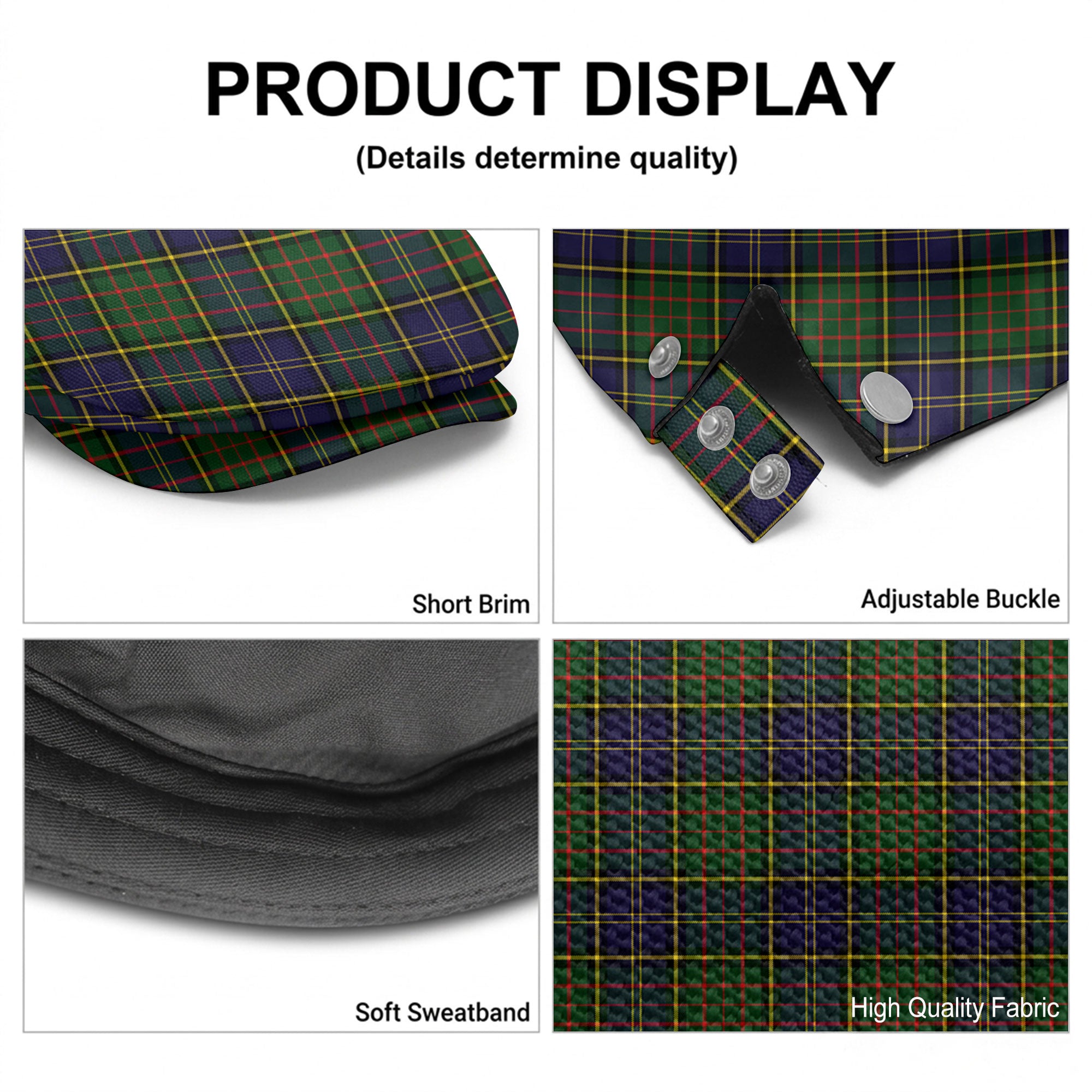 MacMillan Hunting Modern Tartan Flat Caps