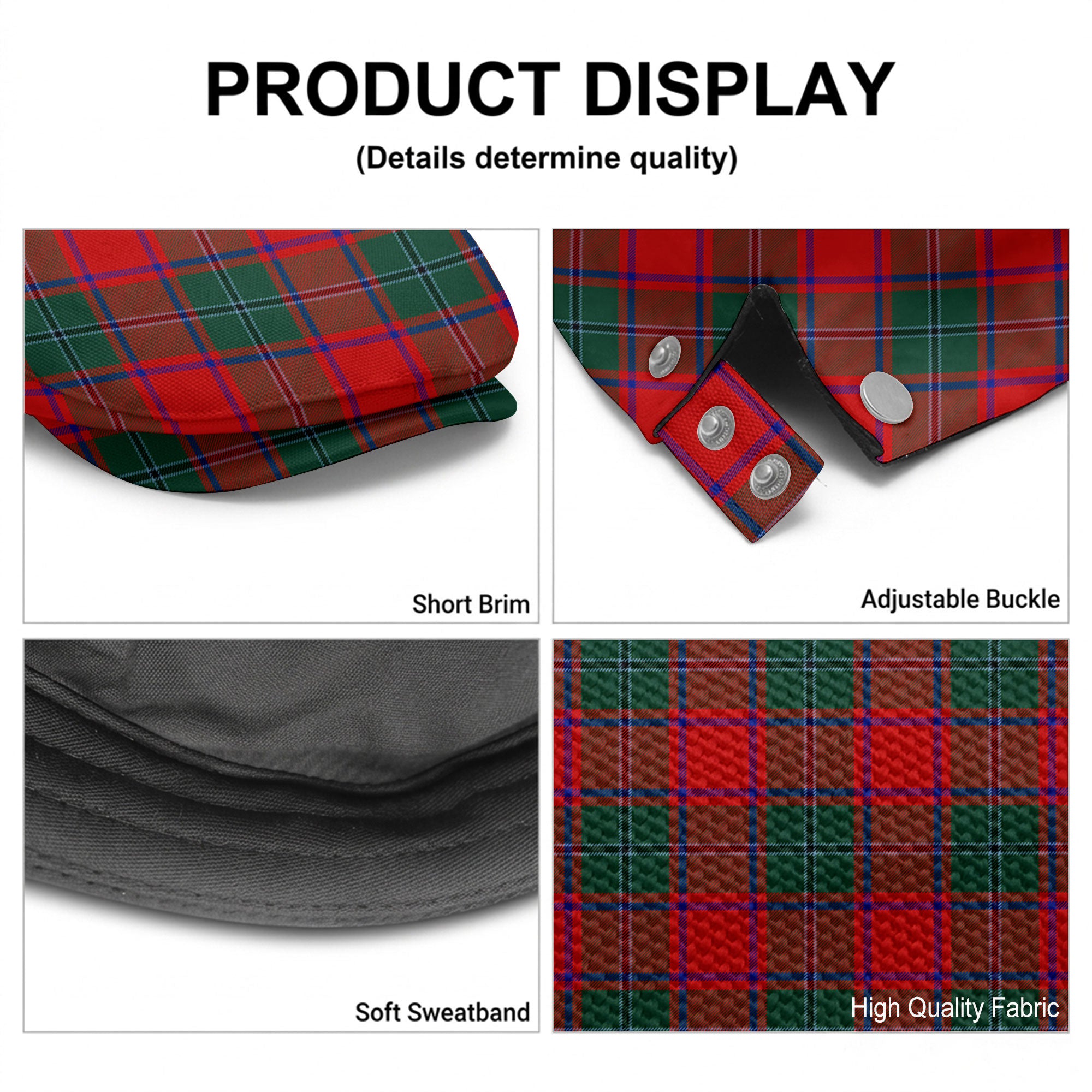 MacPhail Clan Tartan Flat Caps