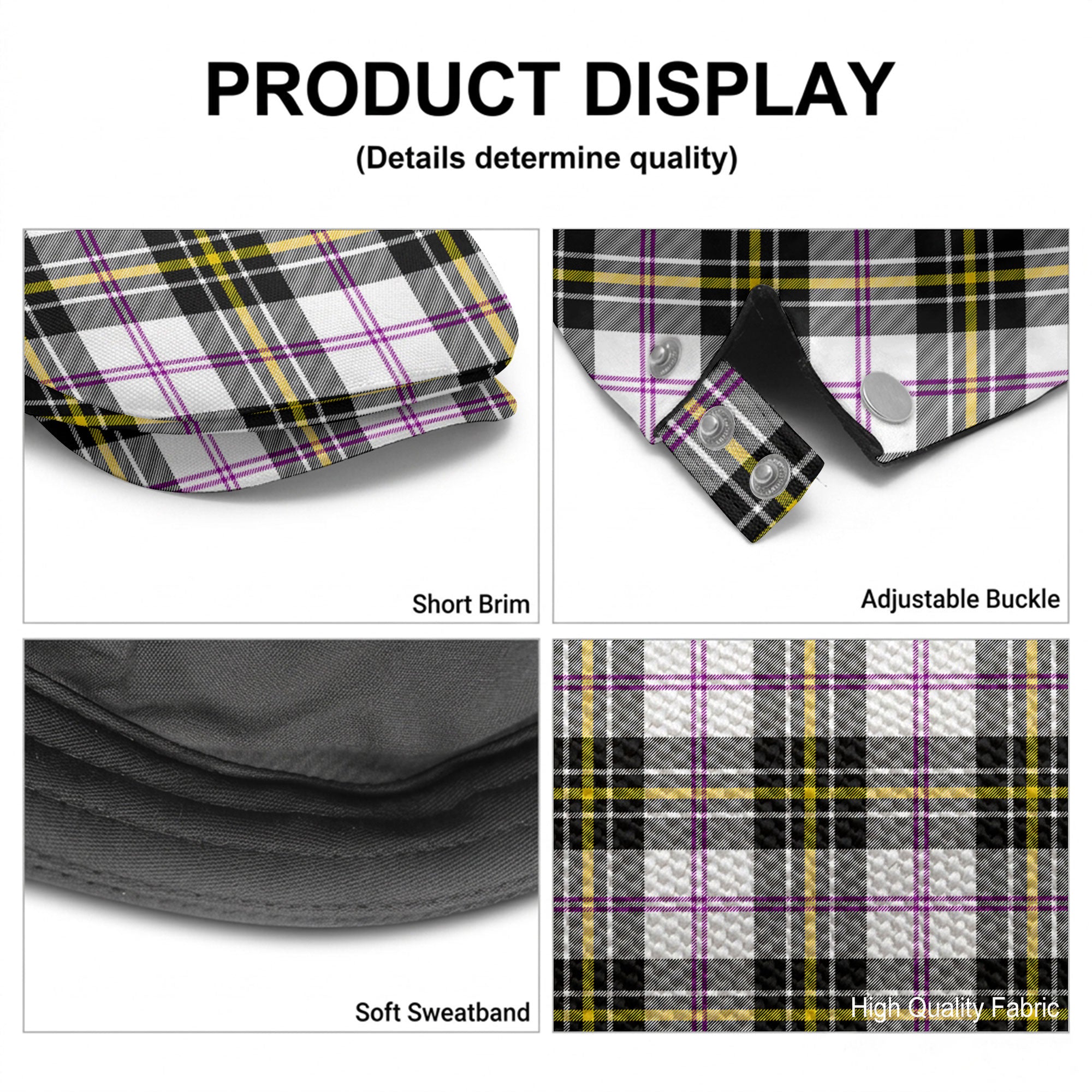 MacPherson Dress Modern Tartan Flat Caps