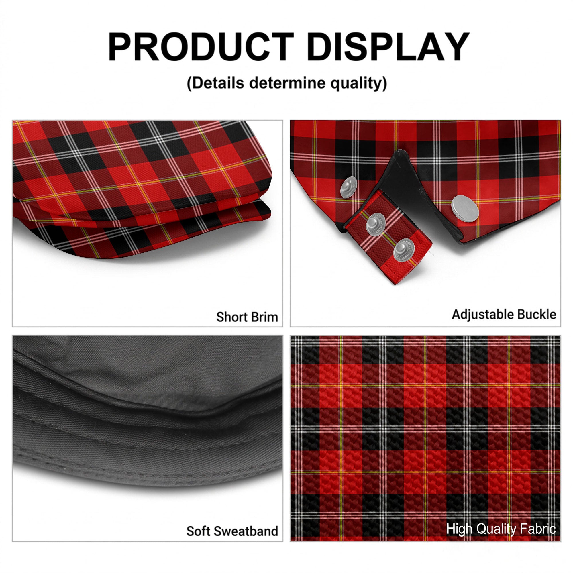 Majoribanks Tartan Flat Caps