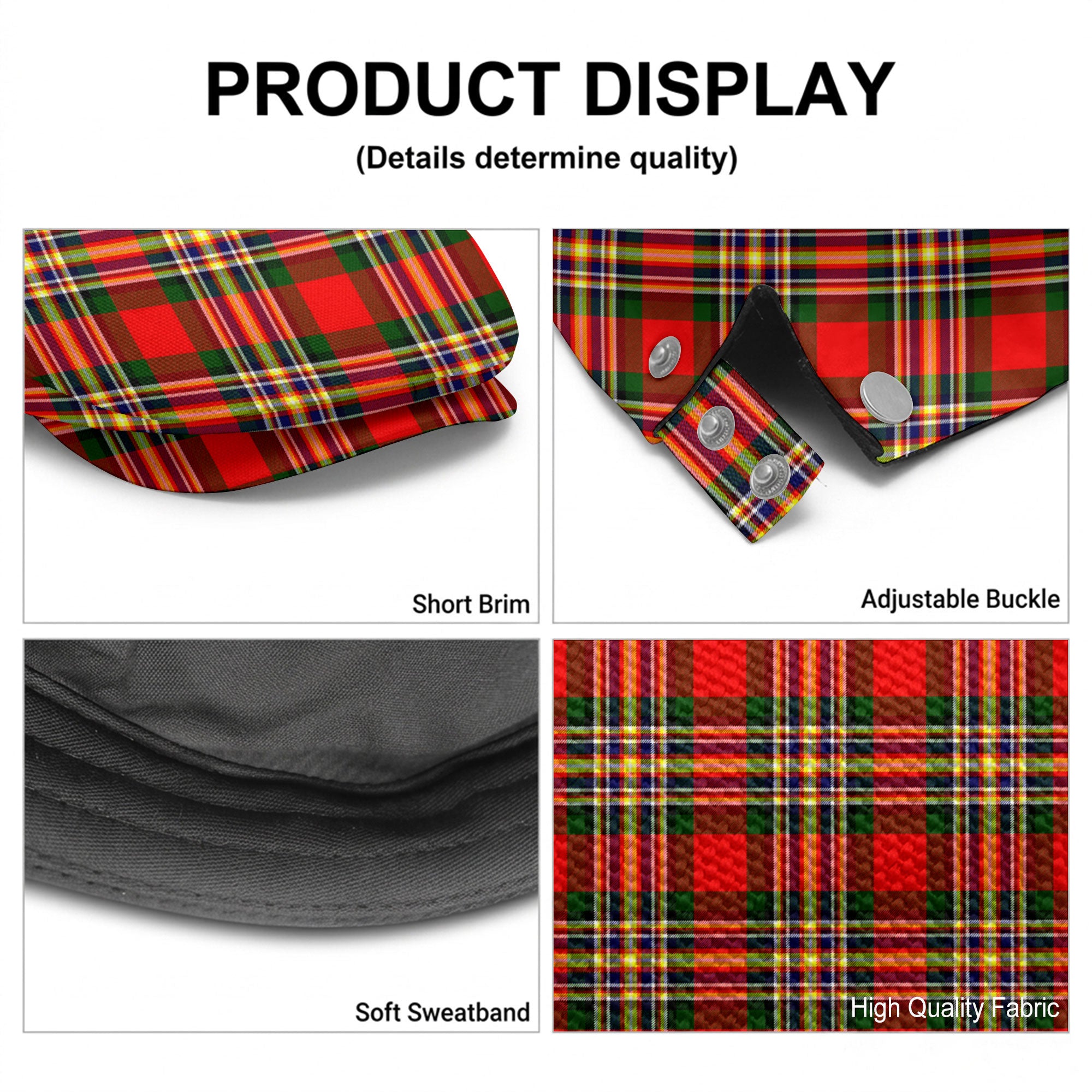 Makgill Tartan Flat Caps