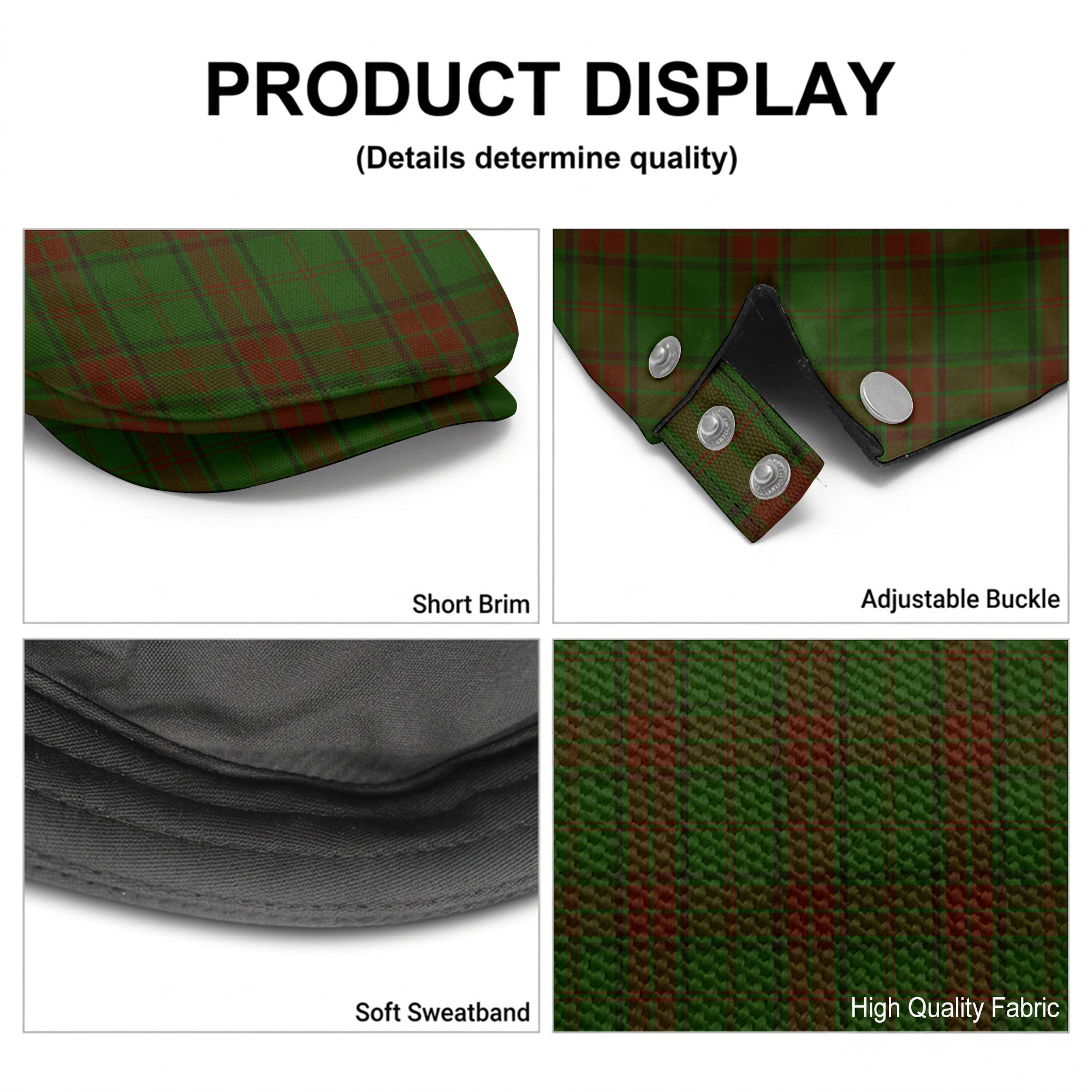Maxwell Hunting Tartan Flat Caps