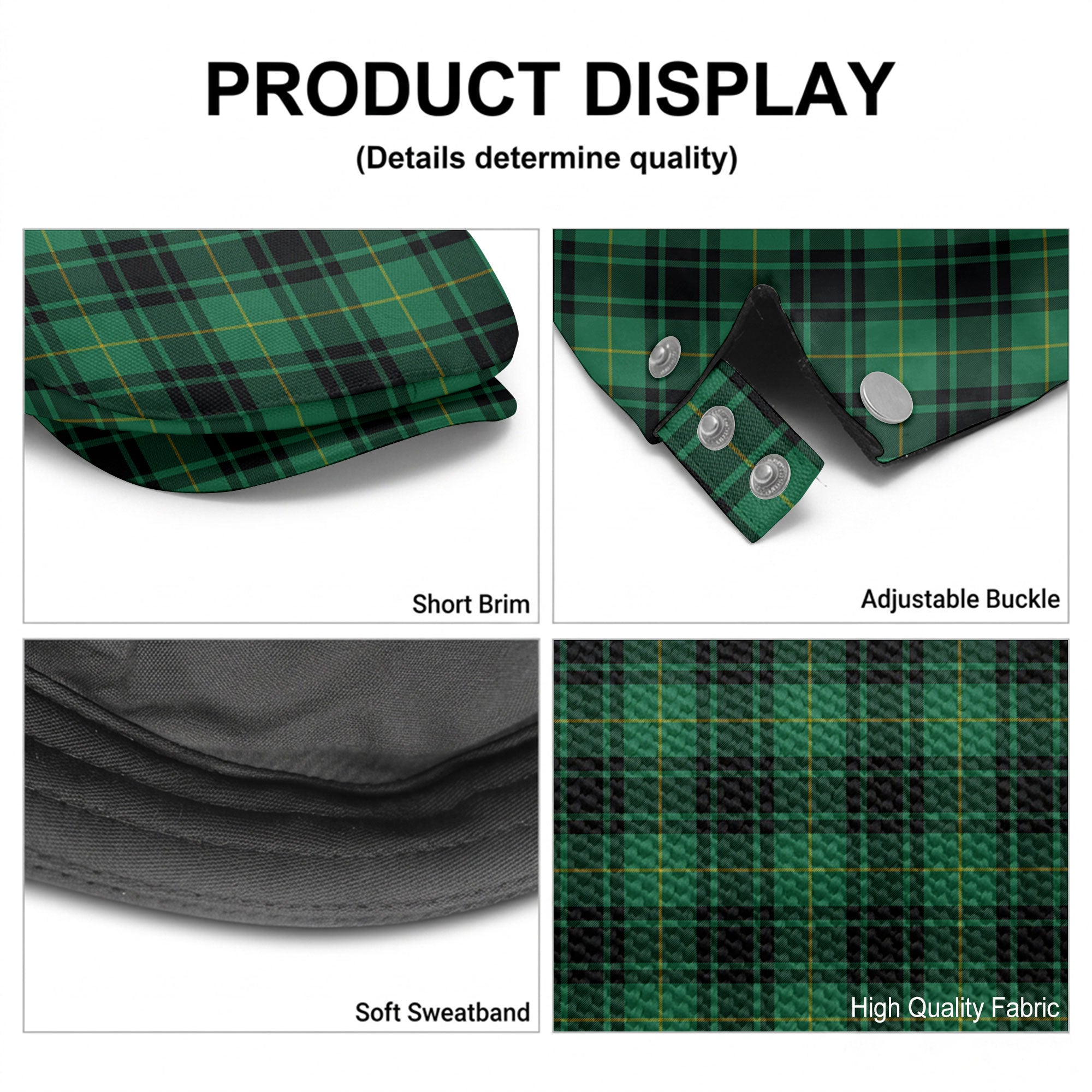 McArthur Ancient Tartan Flat Caps