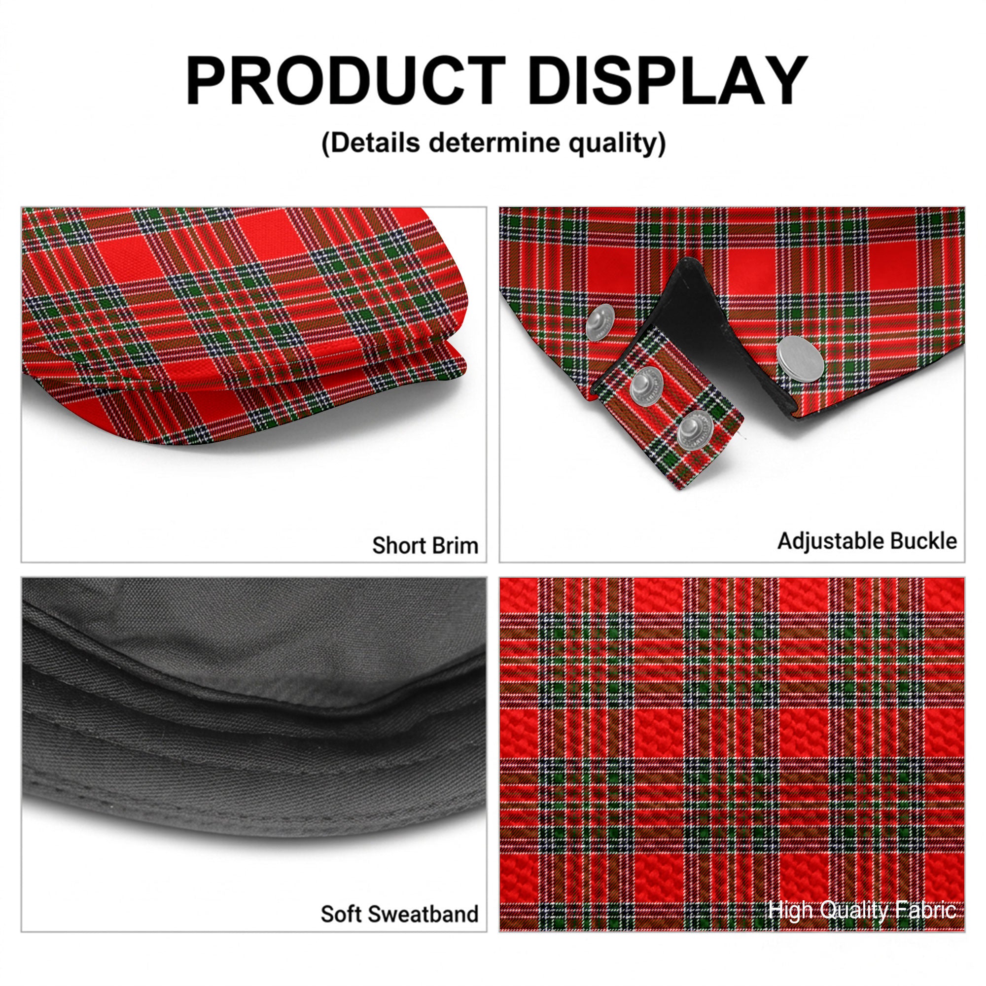 McBean Tartan Flat Caps