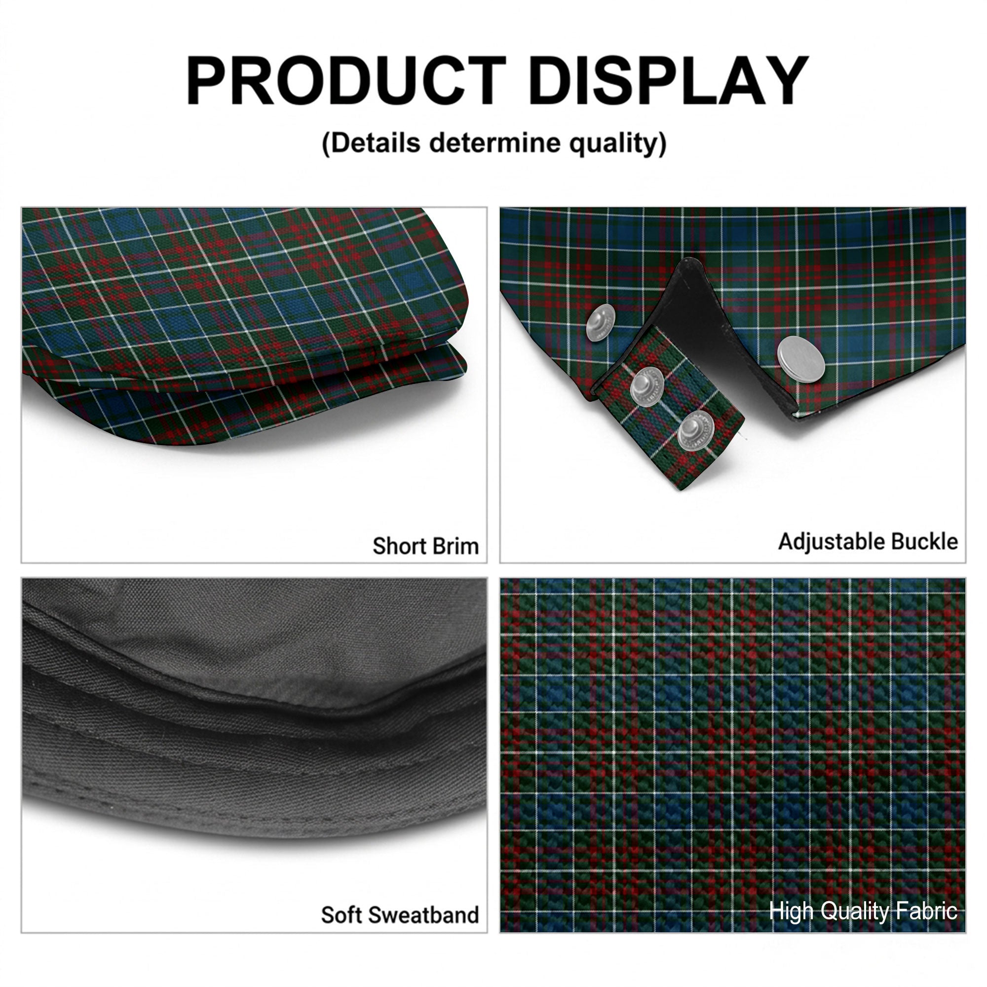 McConnell Tartan Flat Caps