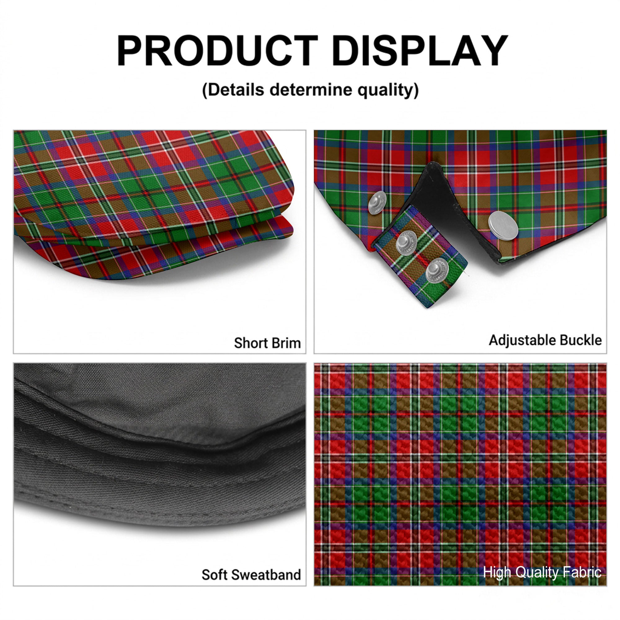 McCullough Tartan Flat Caps