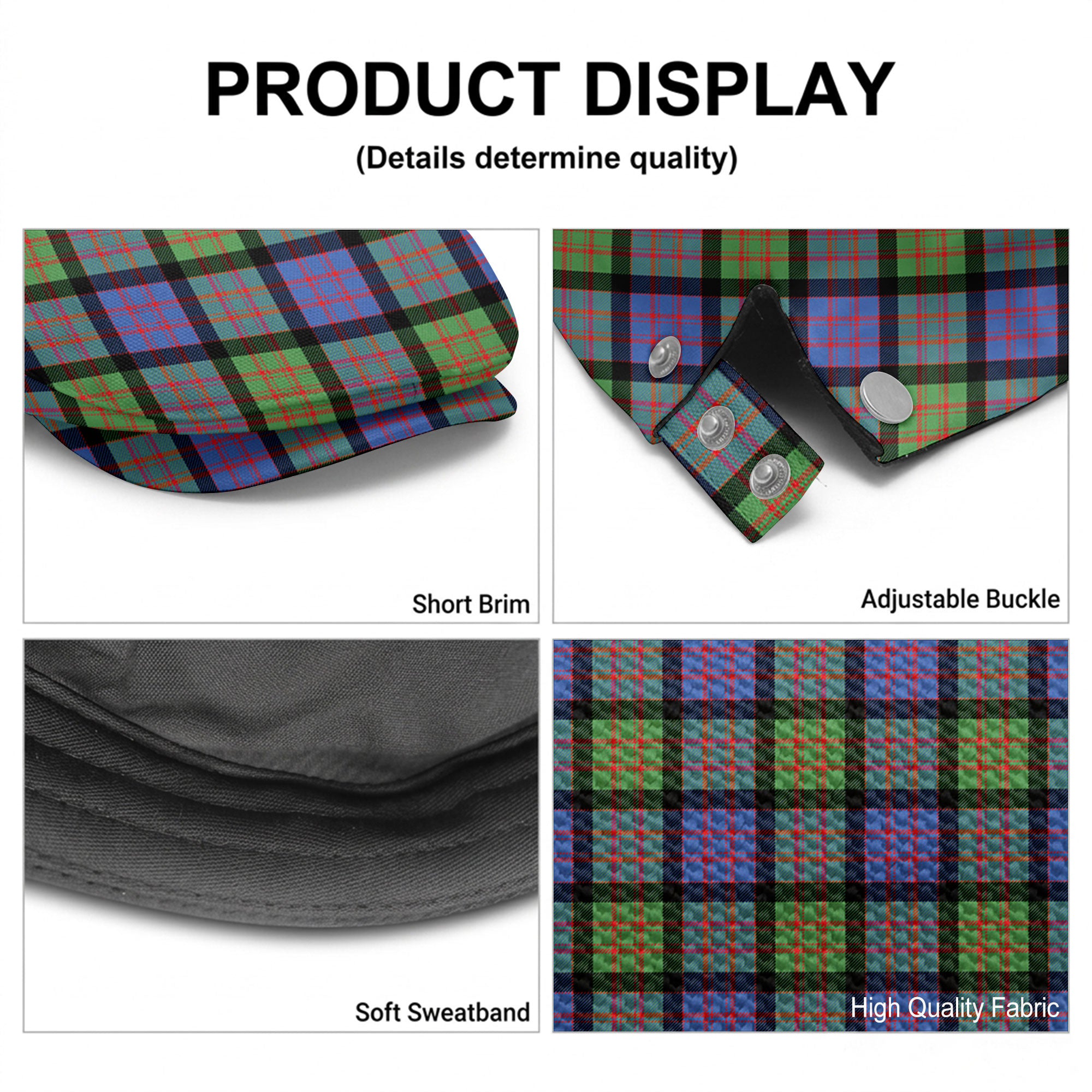 McDonald Ancient Tartan Flat Caps