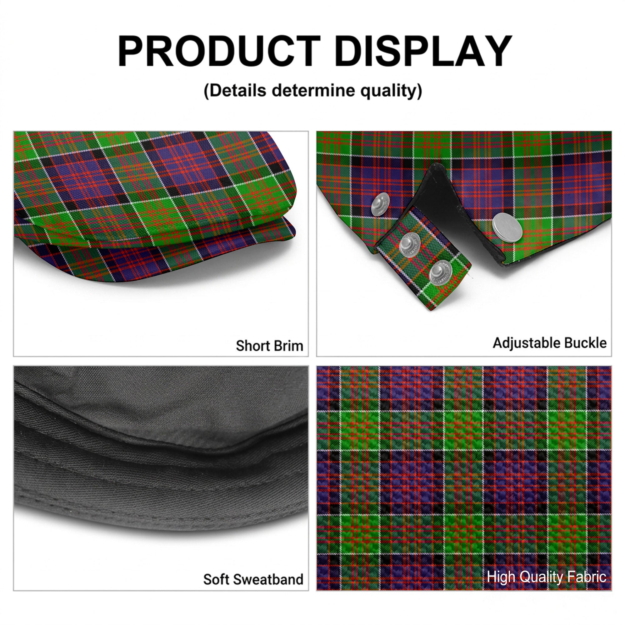 McDonald (Clan Ranald) Tartan Flat Caps