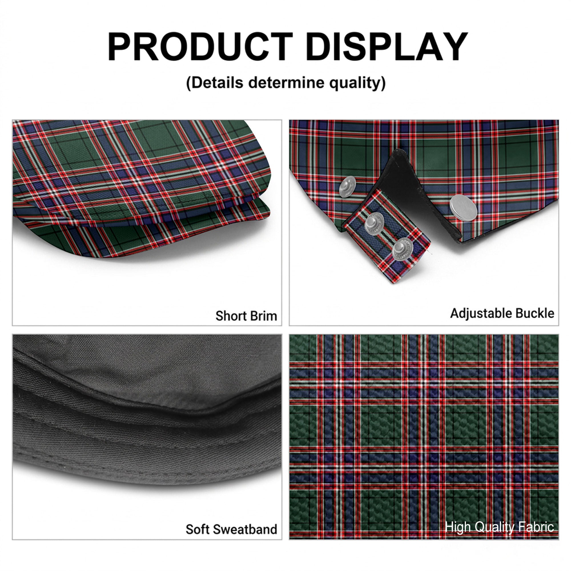 McFarlane Hunting Modern Tartan Flat Caps