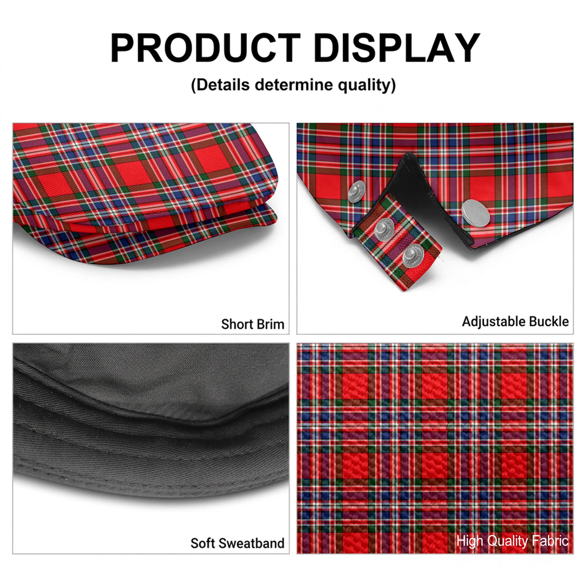 McFarlane Modern Tartan Flat Caps