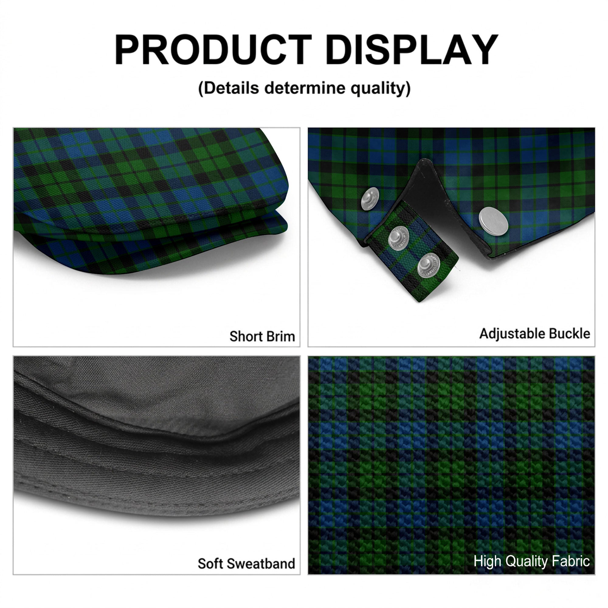 McKay Modern Tartan Flat Caps