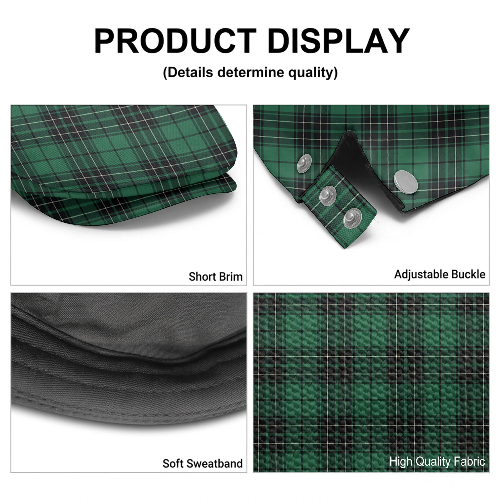 McLean Hunting Ancient Tartan Flat Caps