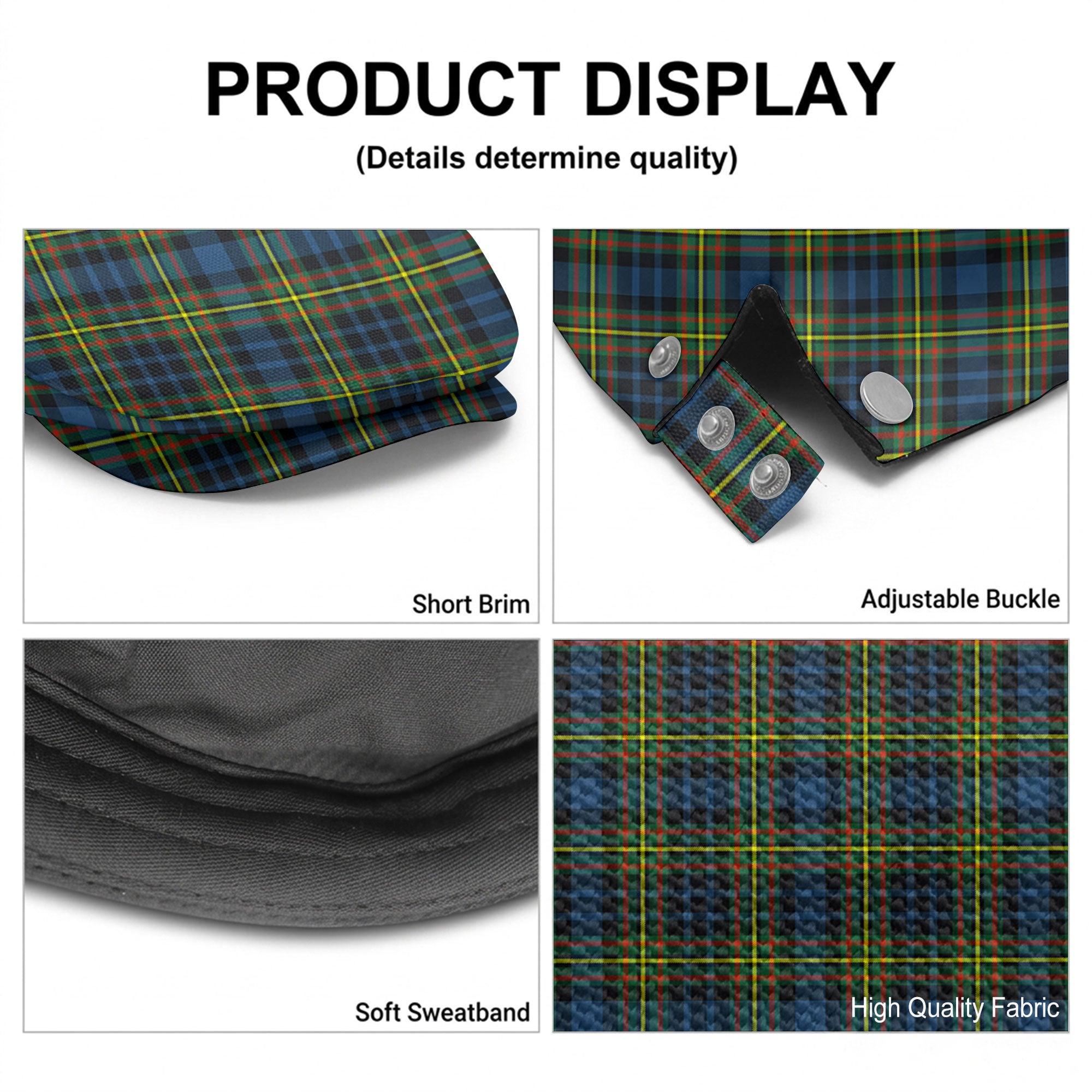 McLellan Ancient Tartan Flat Caps