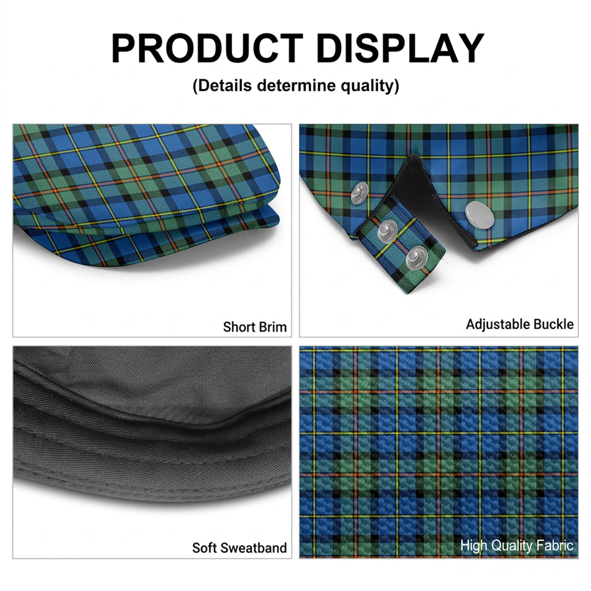 McLeod of Harris Ancient Tartan Flat Caps