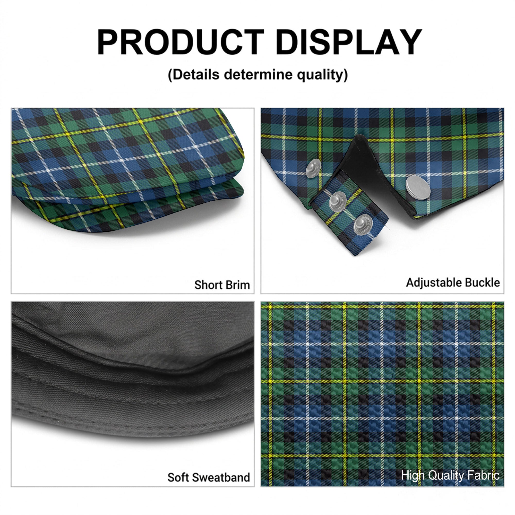 McNeil of Barra Ancient Tartan Flat Caps