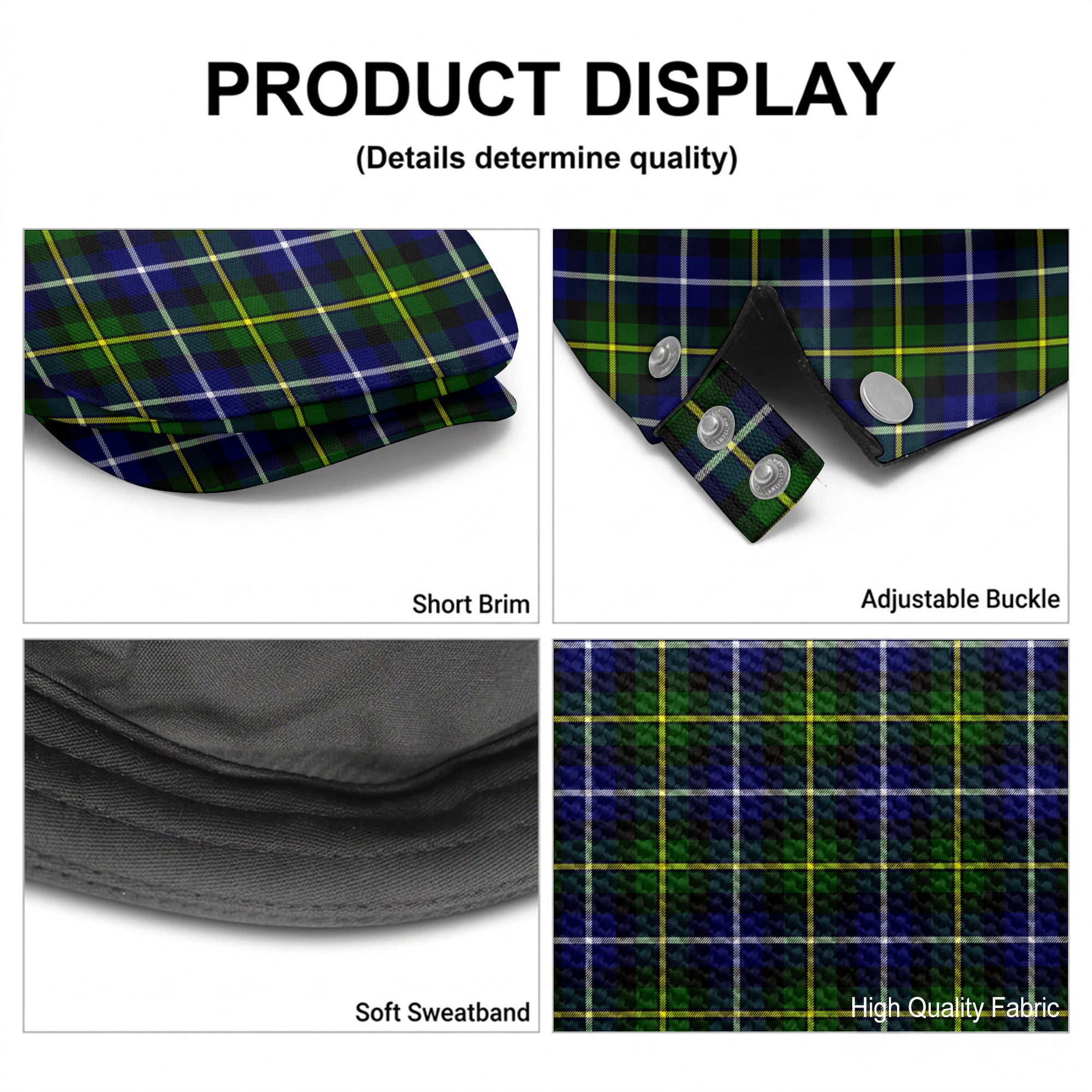 McNeil of Barra Modern Tartan Flat Caps