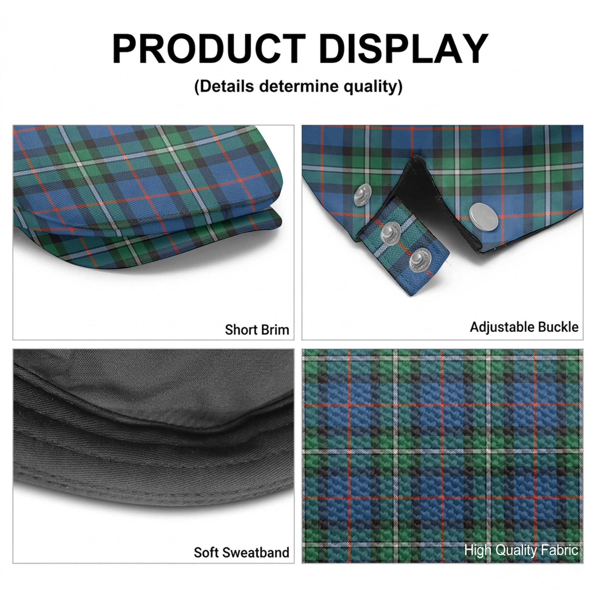 McPhail Hunting Ancient Tartan Flat Caps
