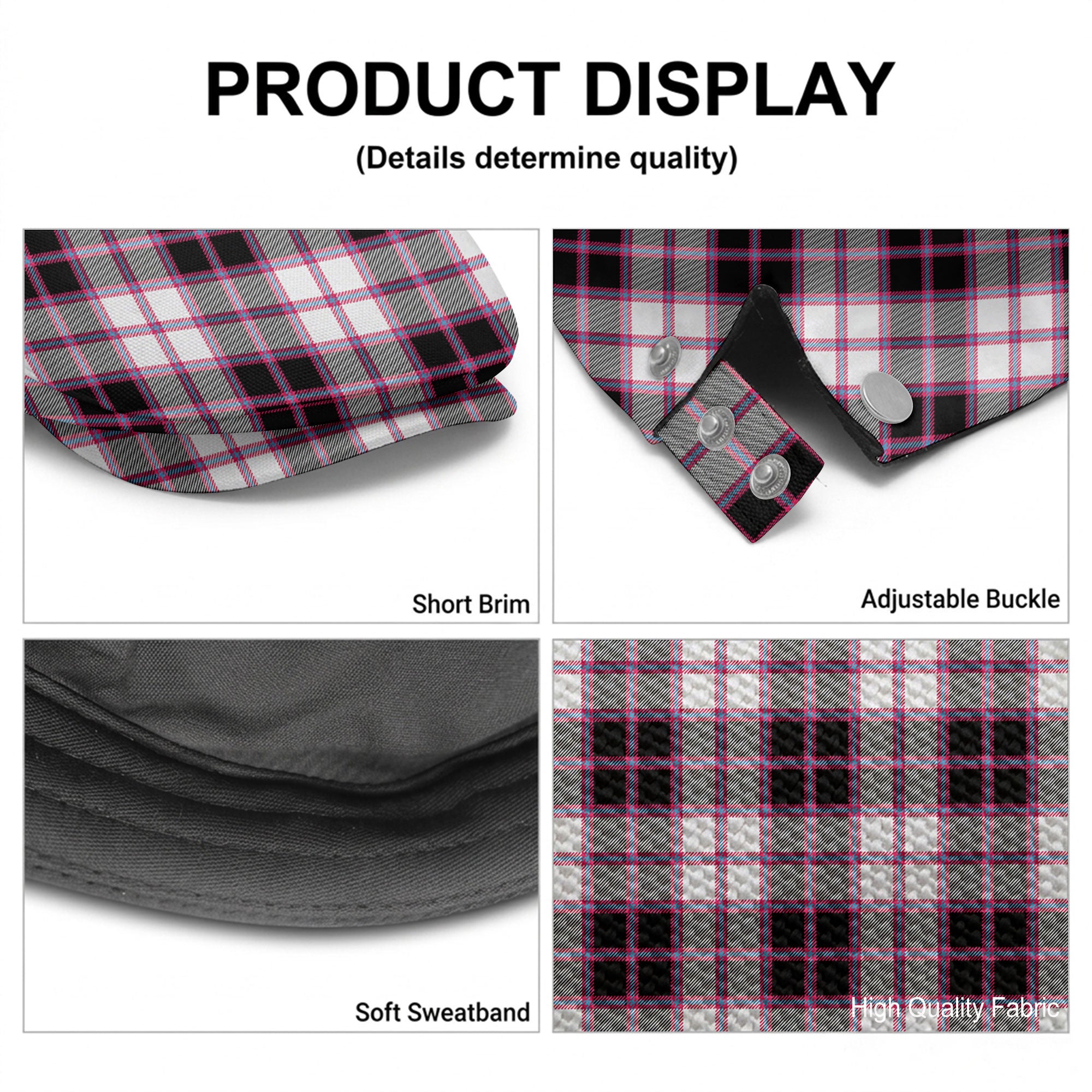 McPherson Hunting Modern Tartan Flat Caps