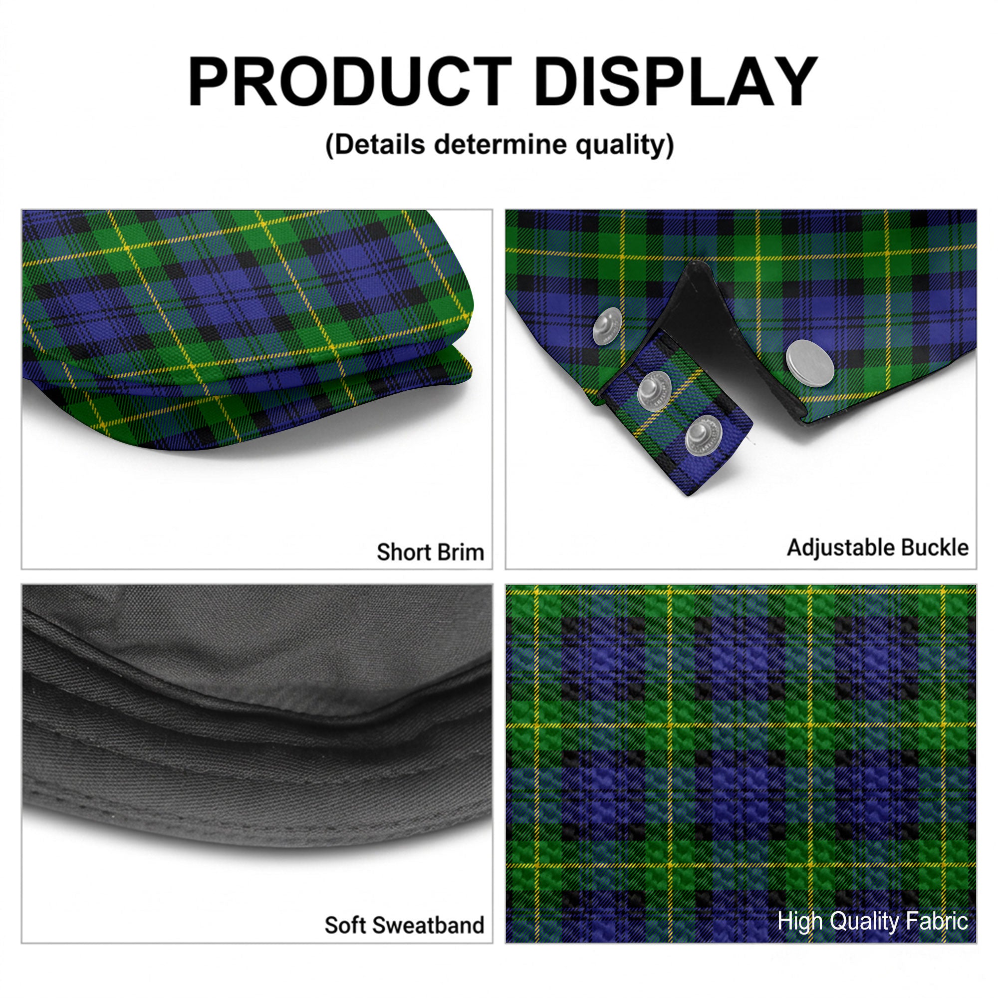 Meldrum Tartan Flat Caps