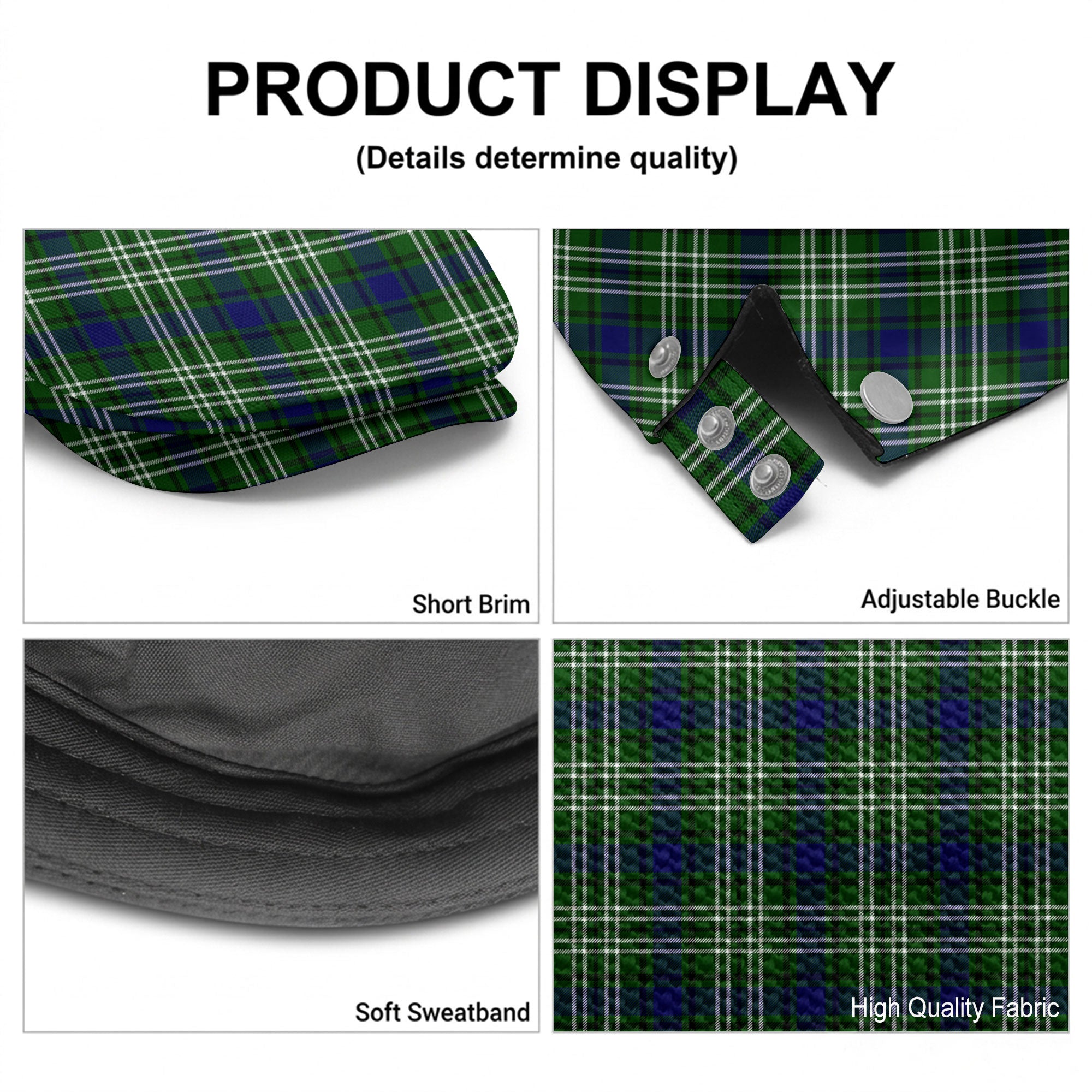 Mow Tartan Flat Caps