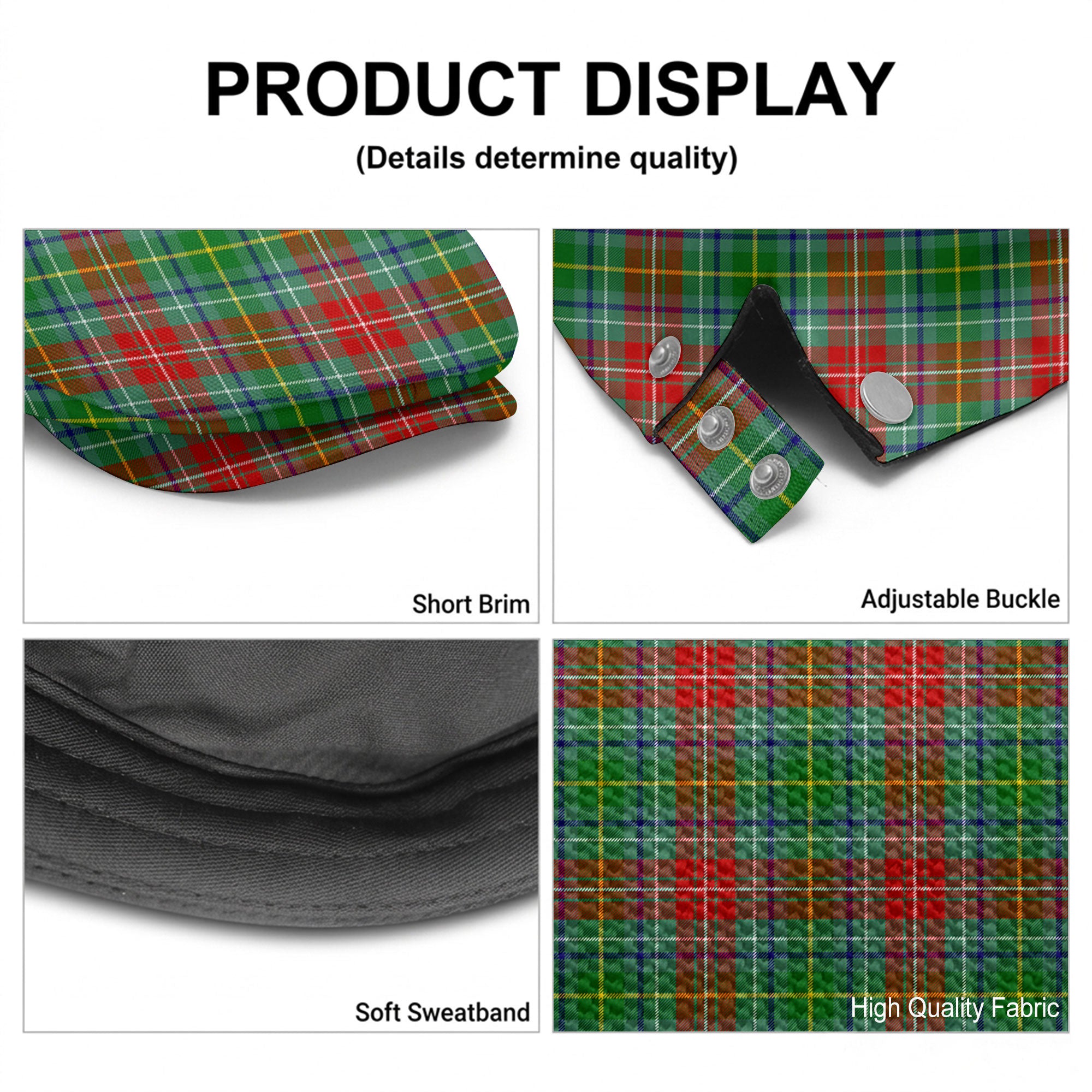 Muirhead Tartan Flat Caps