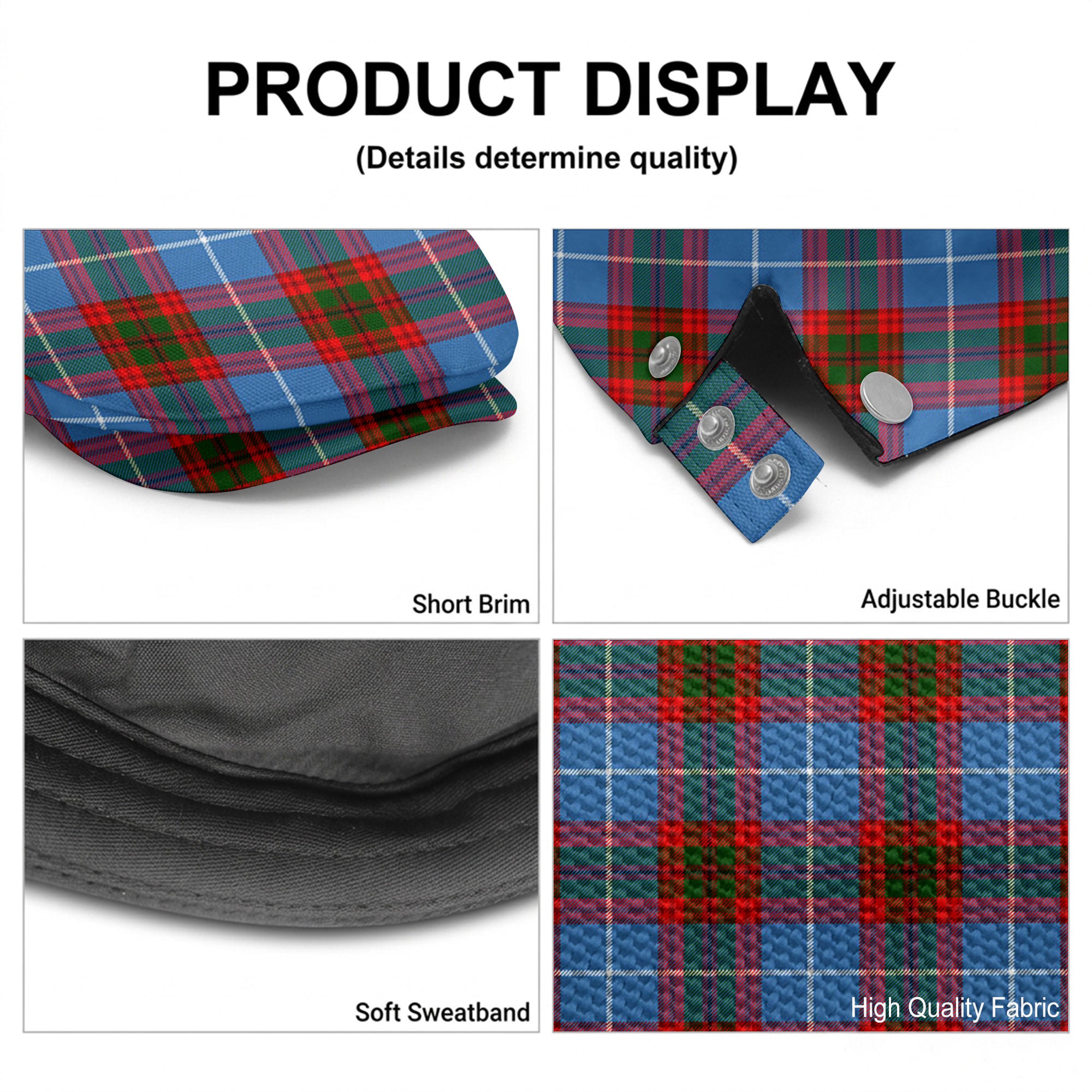 Newton Tartan Flat Caps
