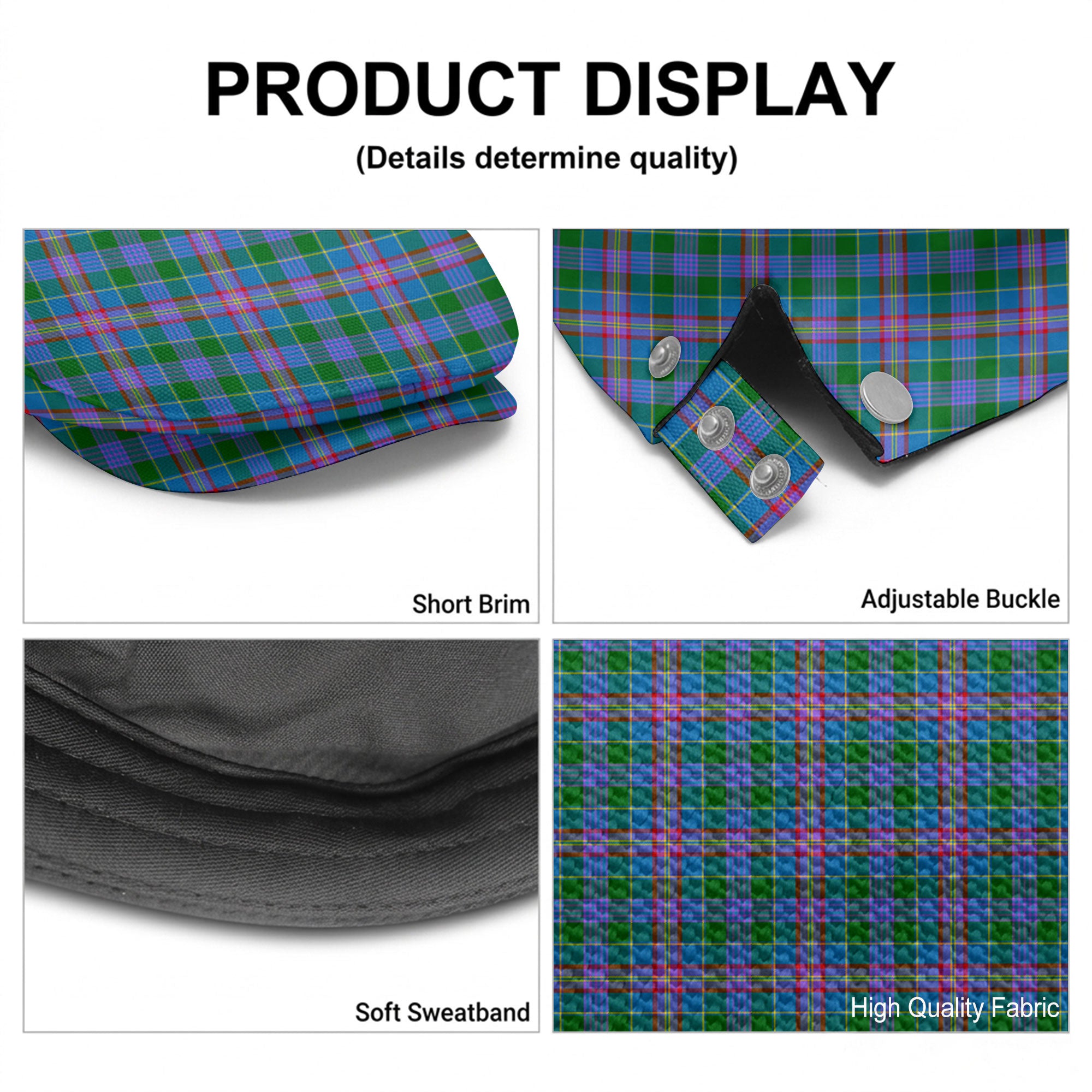 Ralston Tartan Flat Caps