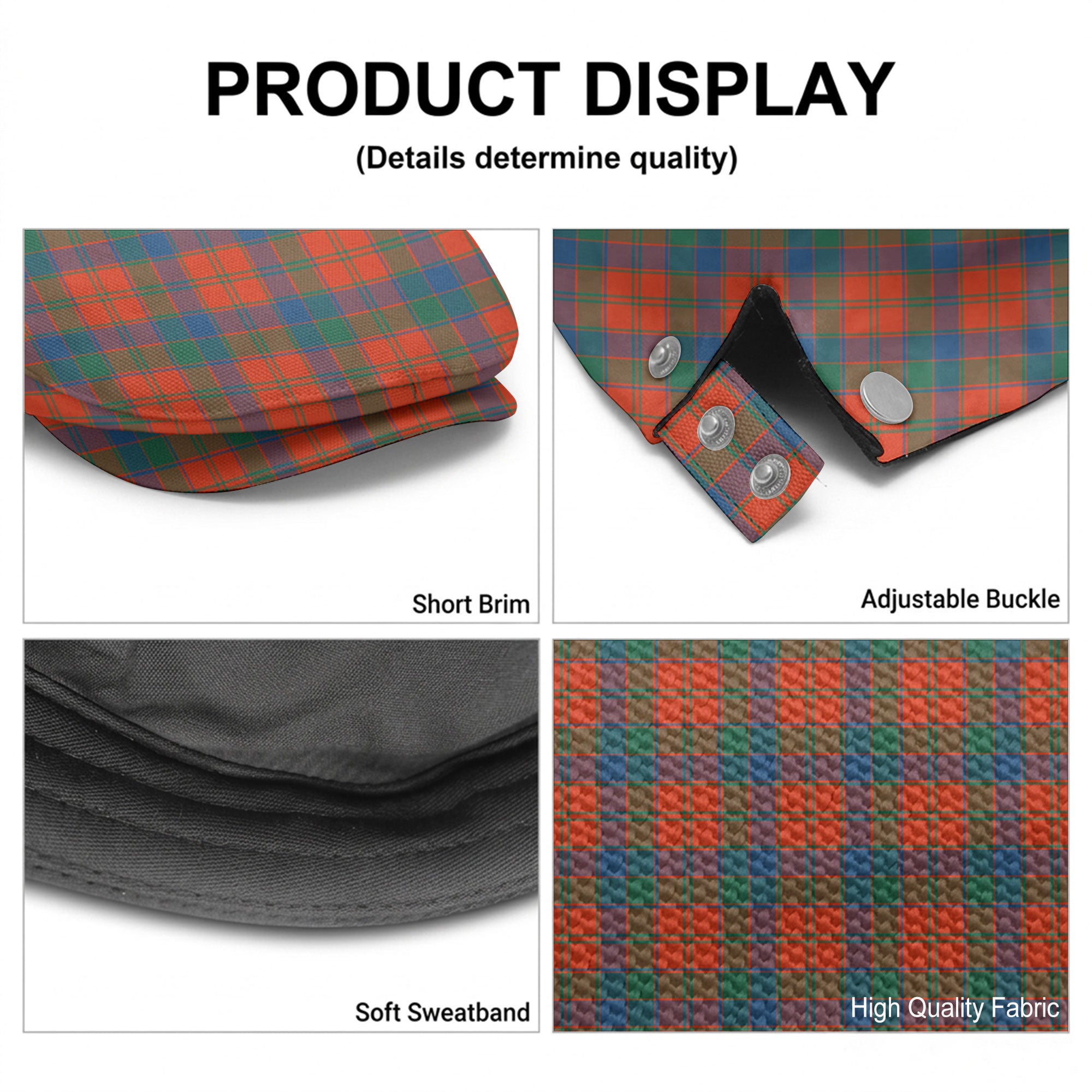 Robertson Ancient Tartan Flat Caps