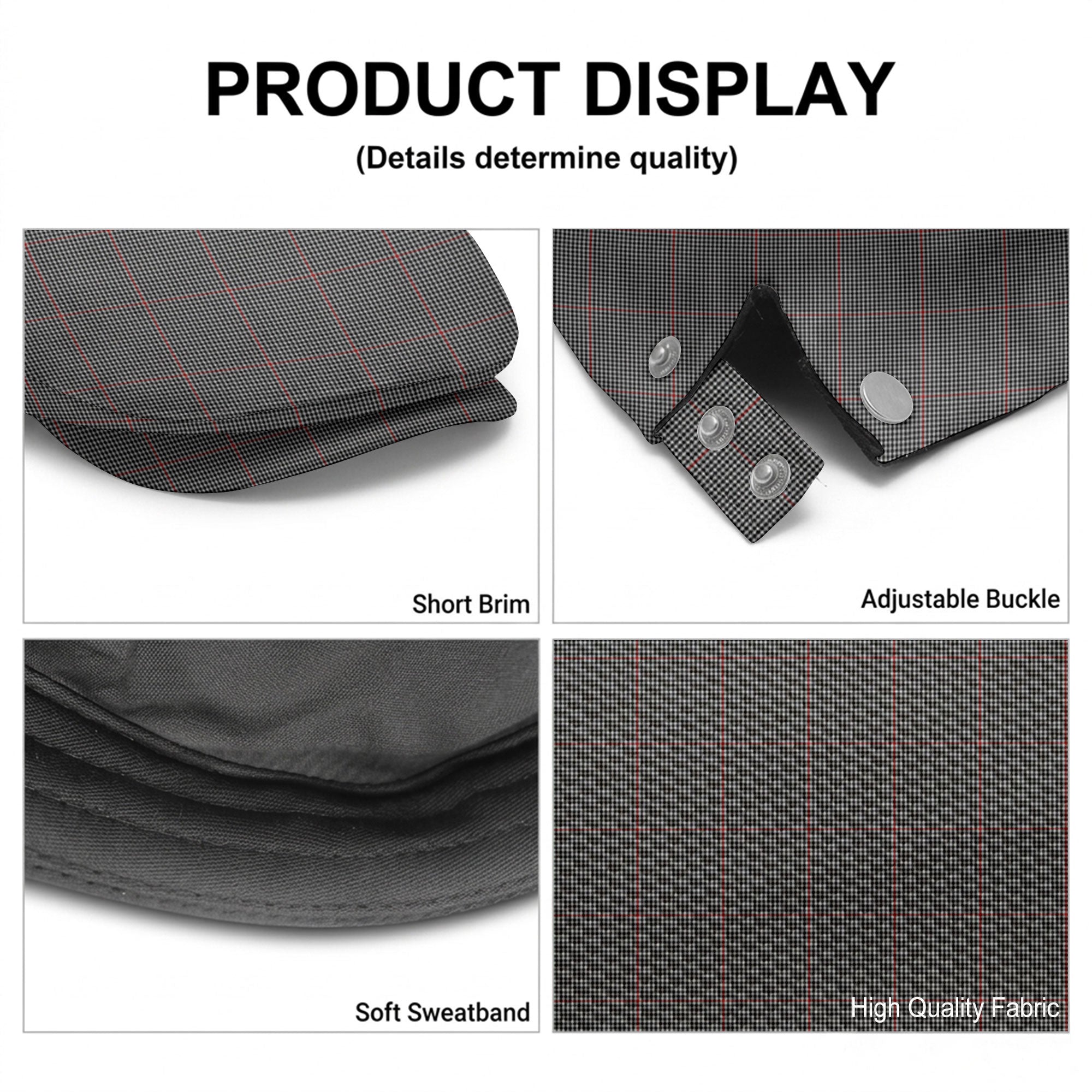 Shepherd Tartan Flat Caps