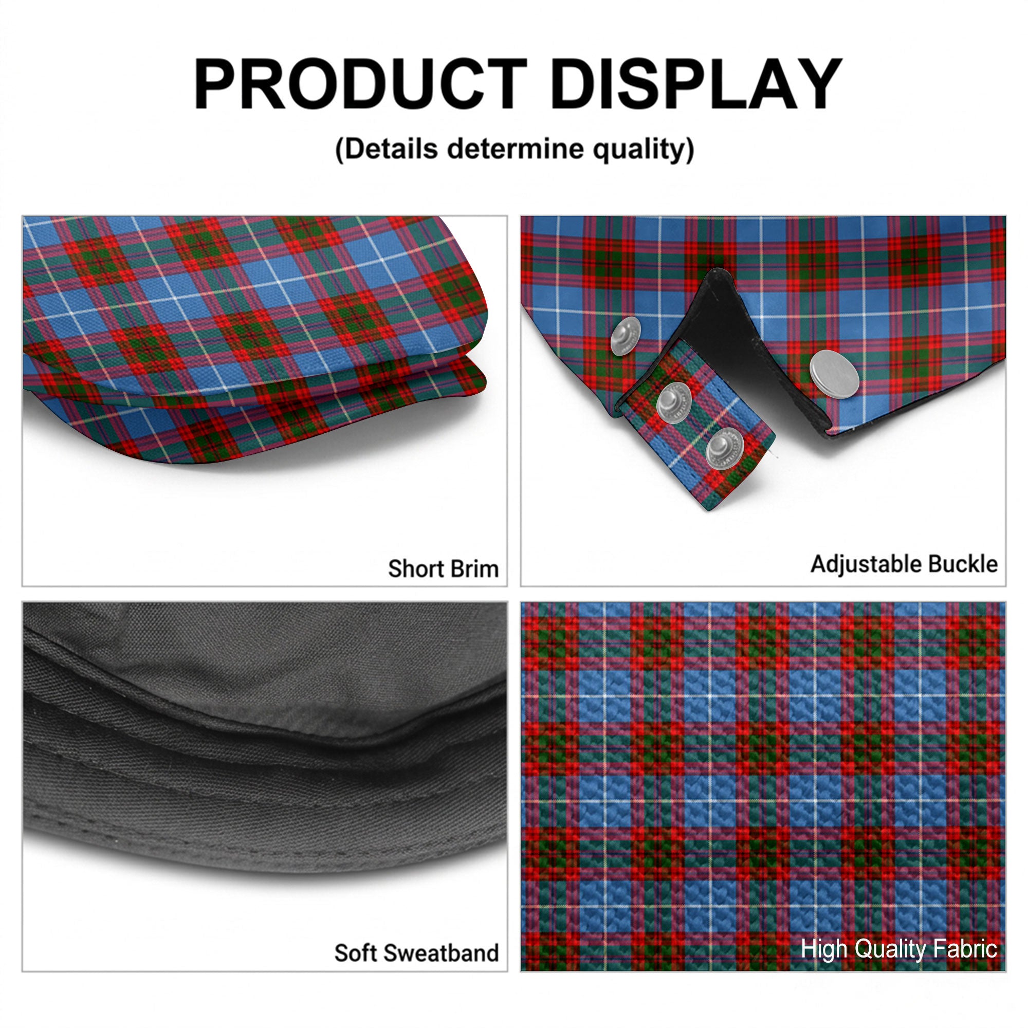 Skirving Tartan Flat Caps