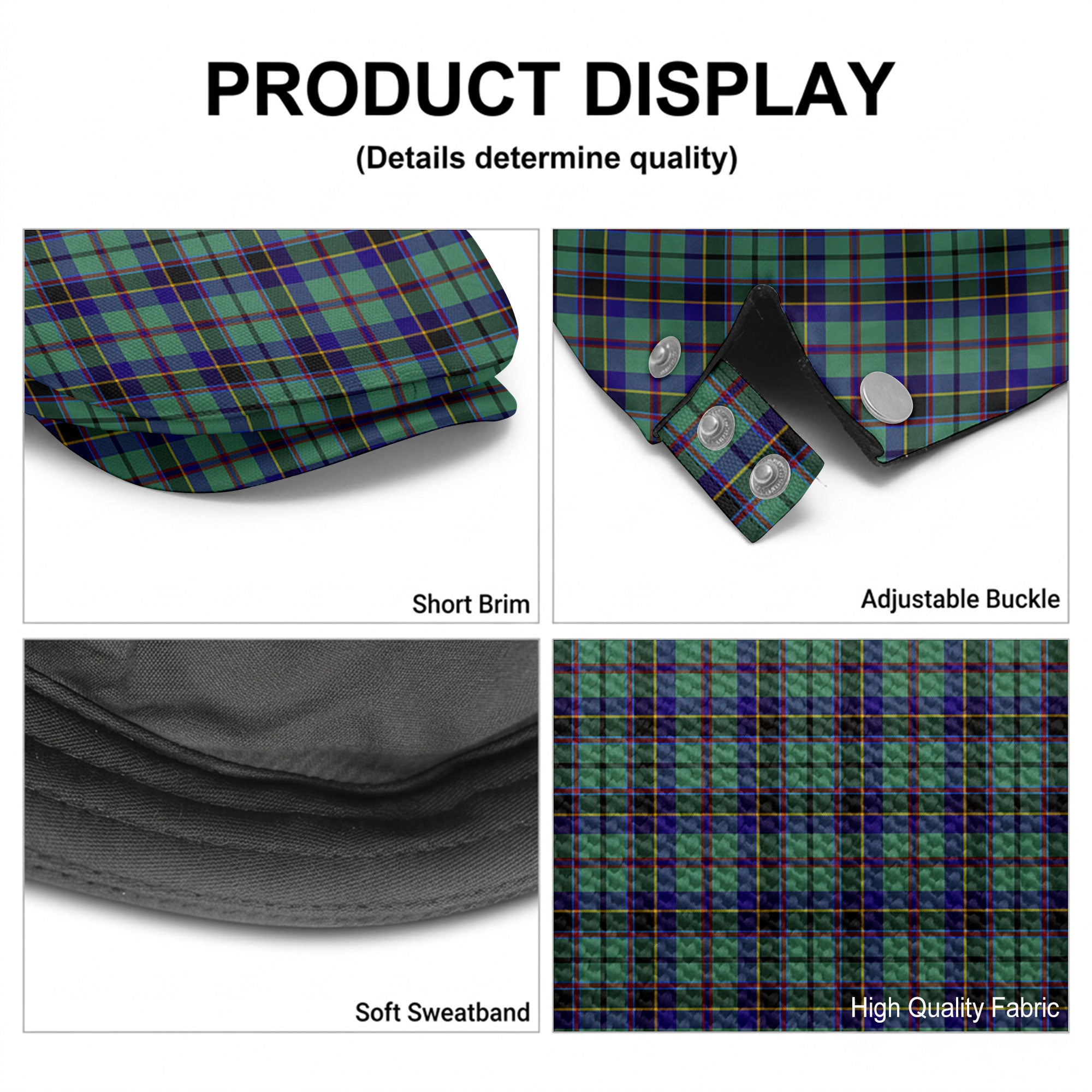 Stevenson Tartan Flat Caps