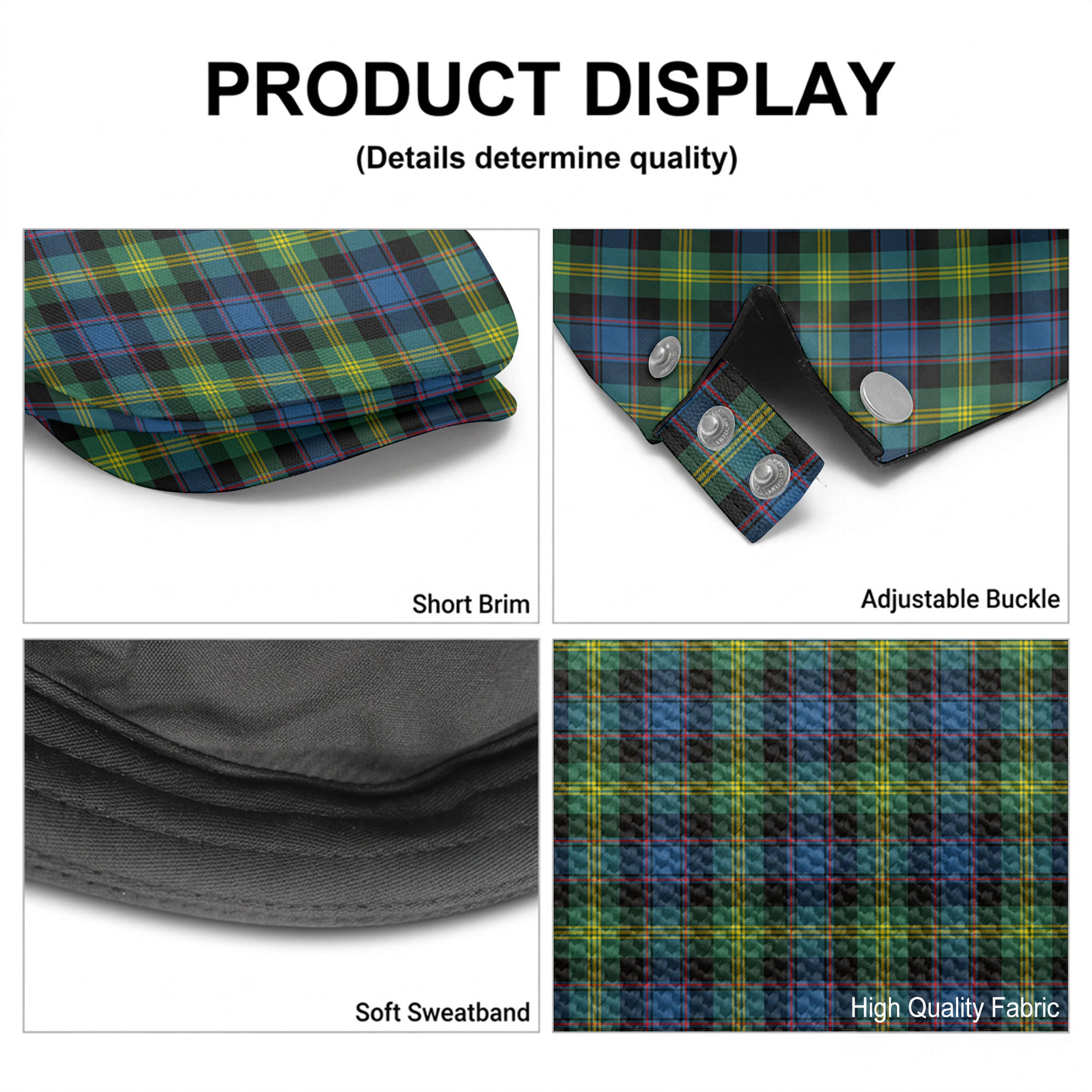 Watson Ancient Tartan Flat Caps