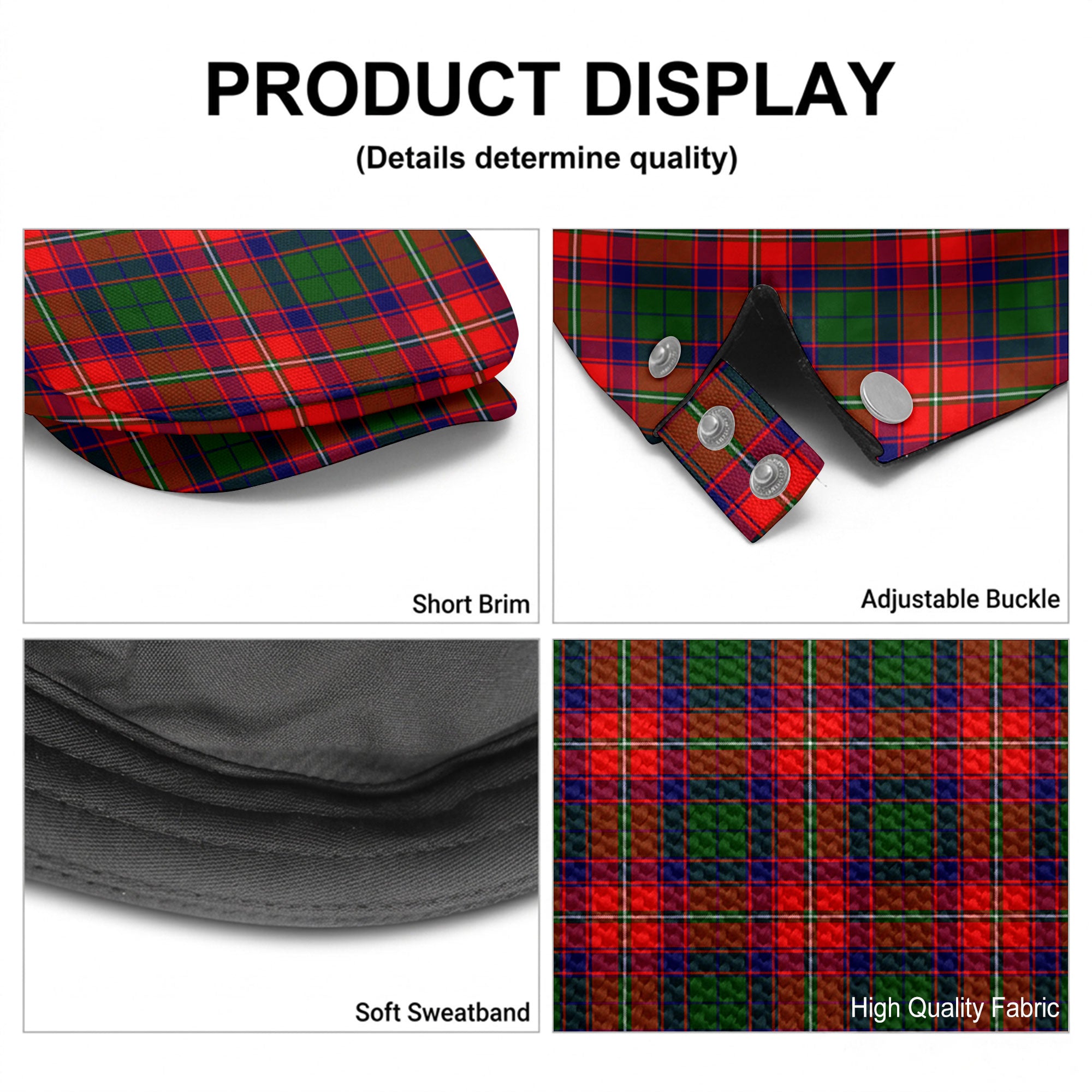 Wauchope (or Waugh) Tartan Flat Caps