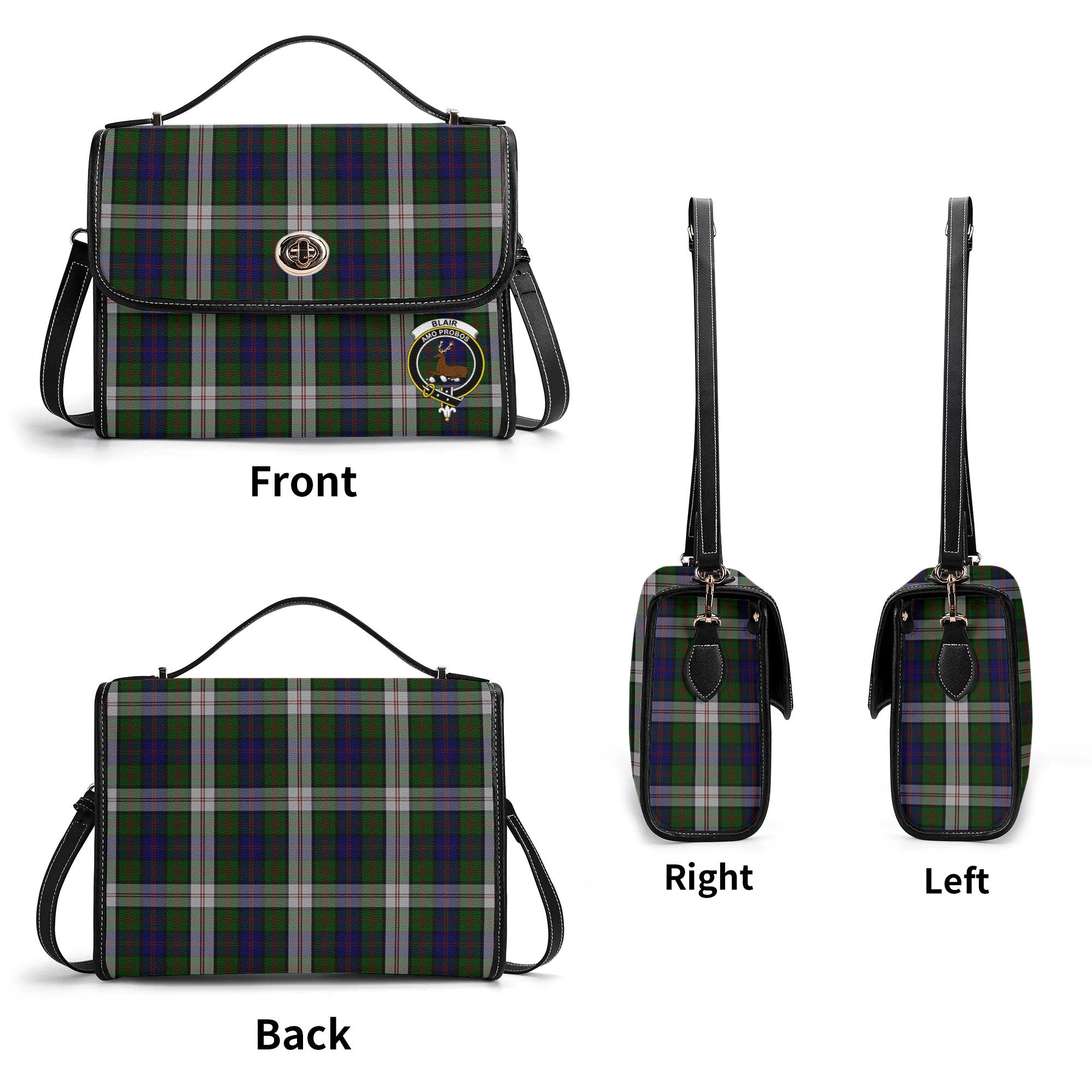 Blair Dress Tartan Crest Satchel Bag
